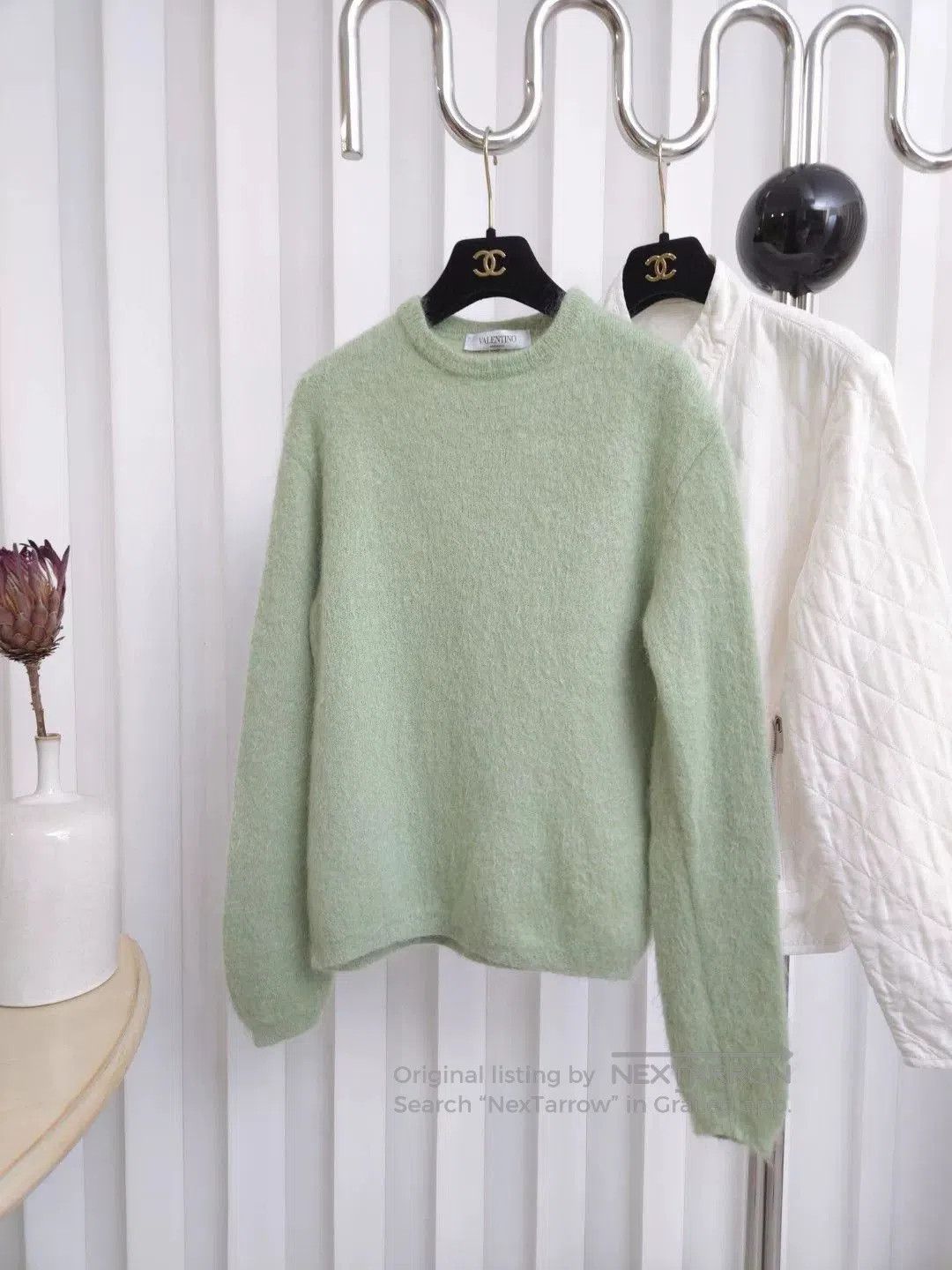 Valentino beautiful green cashmere sweater by Valentino. Size US S / EU 44-46 / 1 - 2 Thumbnail