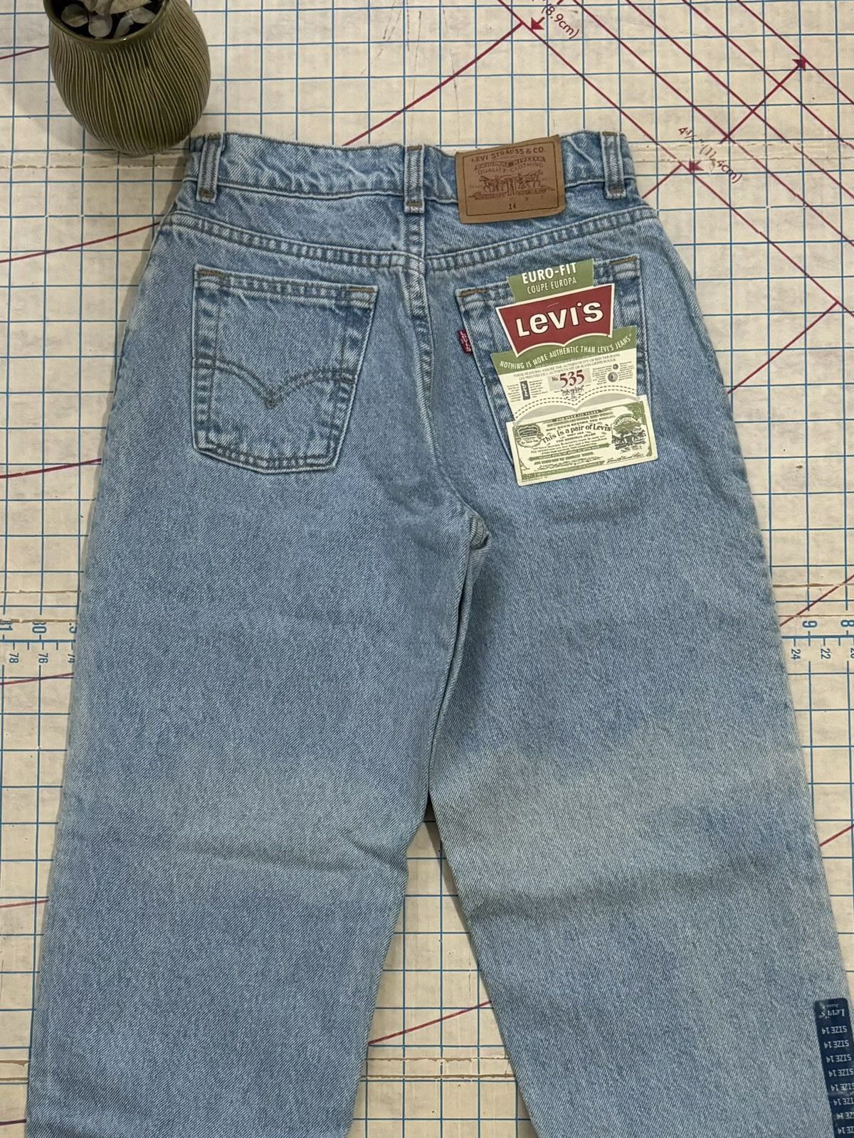 Levi's × Levi's Vintage Clothing × Vintage Vintage Levi’s 535 Euro Fit Jeans New With Tag Women’s Size 30" / US 8 / IT 44 - 2 Thumbnail