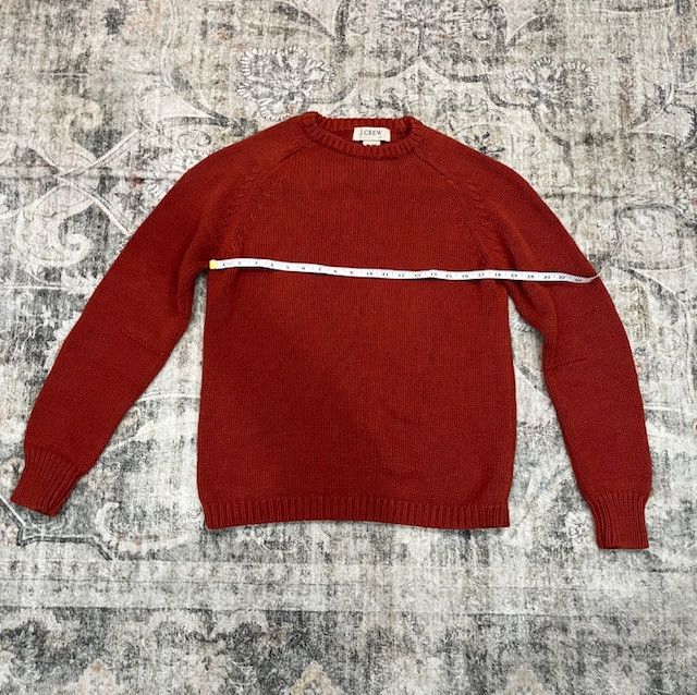 J.Crew J.Crew 100% Cotton Raglan Crewneck Sweater (S) Size US S / EU 44-46 / 1 - 4 Thumbnail