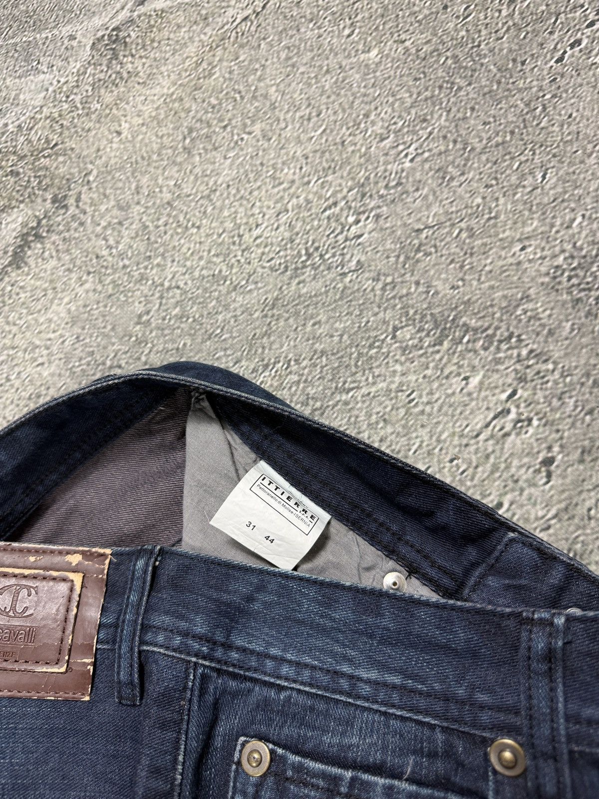 Just Cavalli Just Cavalli Jeans Embroidery dark navy blue Size US 31 - 9 Thumbnail