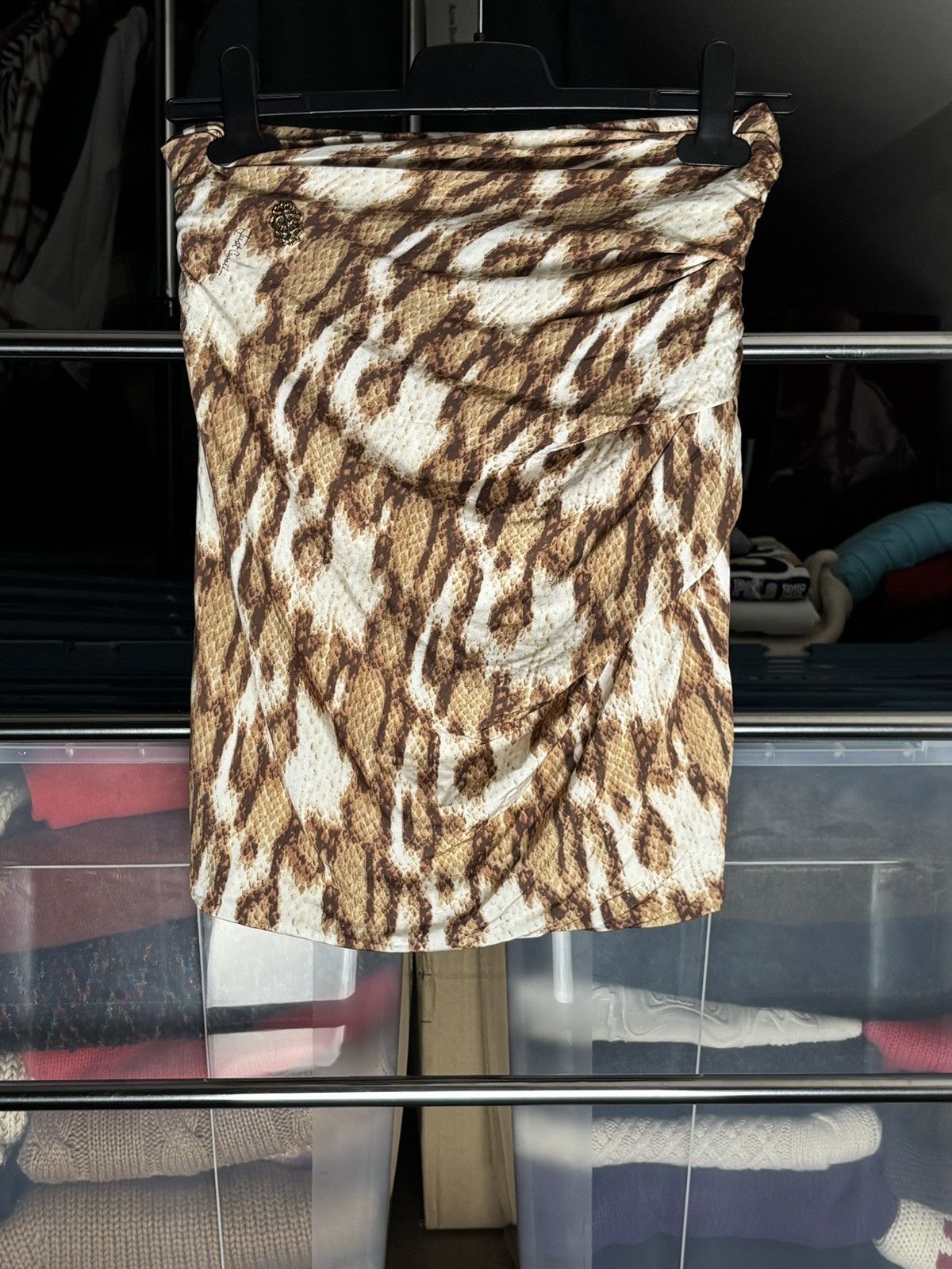 Just Cavalli Just Cavalli Vintage Snake Print Set Top Skirt Python Dress Size XS / US 0-2 / IT 36-38 - 13 Thumbnail