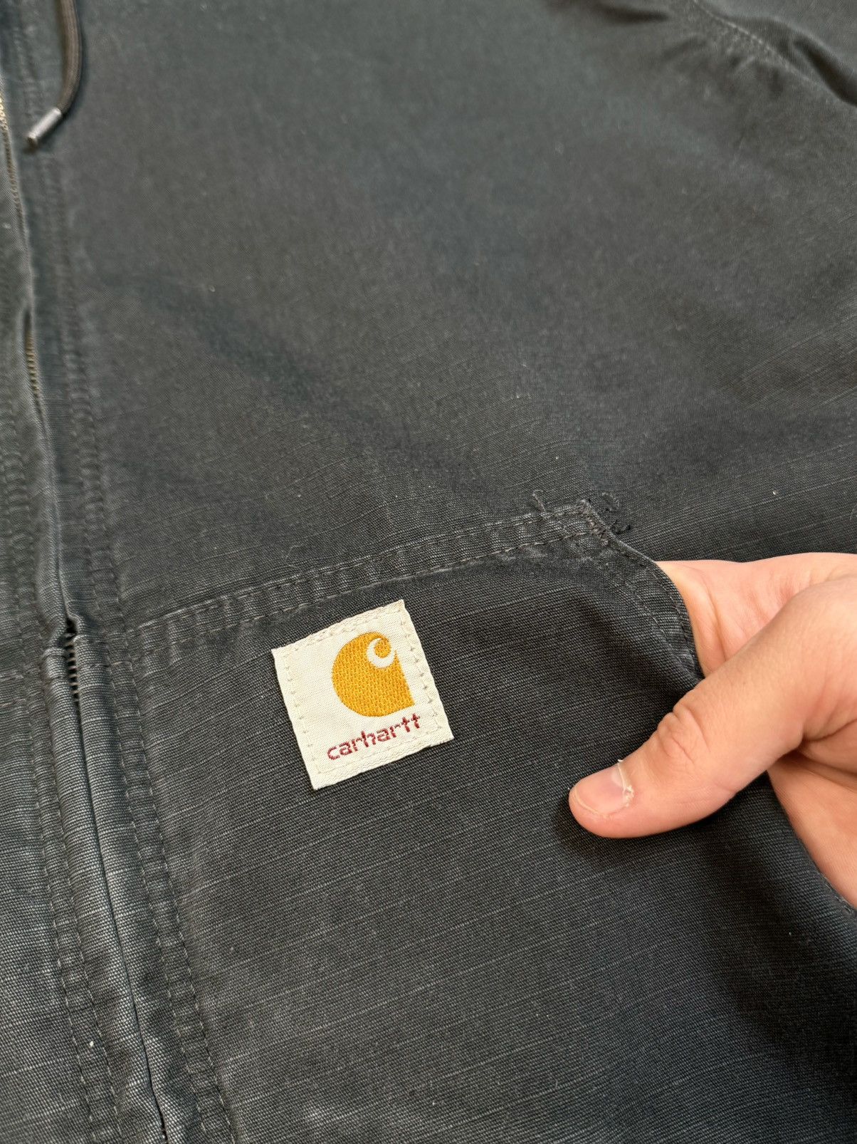 Carhartt × Vintage Vintage Carhartt Active Jacket Blue Working Jacket Size US XL / EU 56 / 4 - 8 Thumbnail
