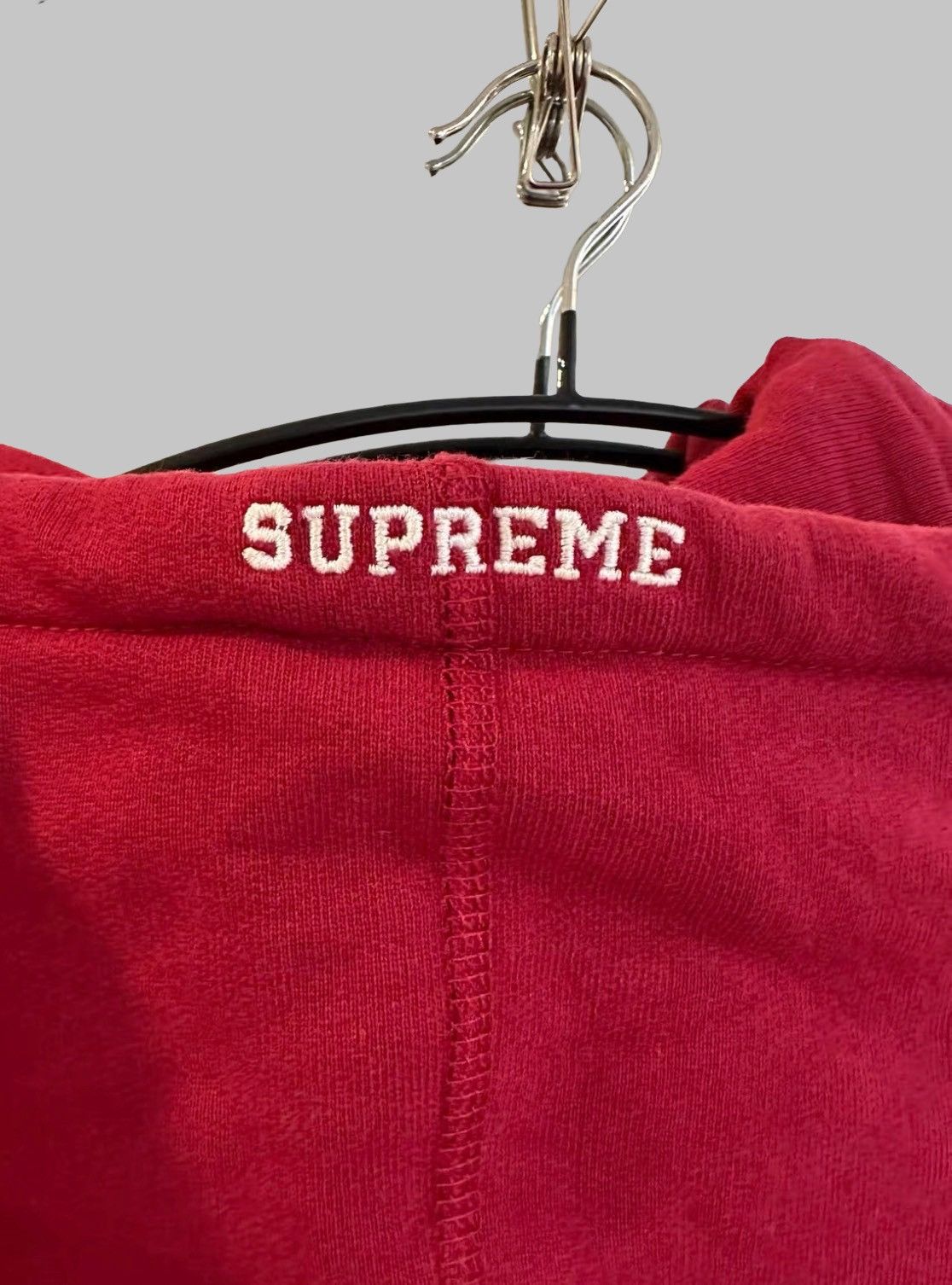 Michael Jackson SS17 Supreme Michael Jackson Cardinal Red Hoodie Size US M / EU 48-50 / 2 - 3 Thumbnail