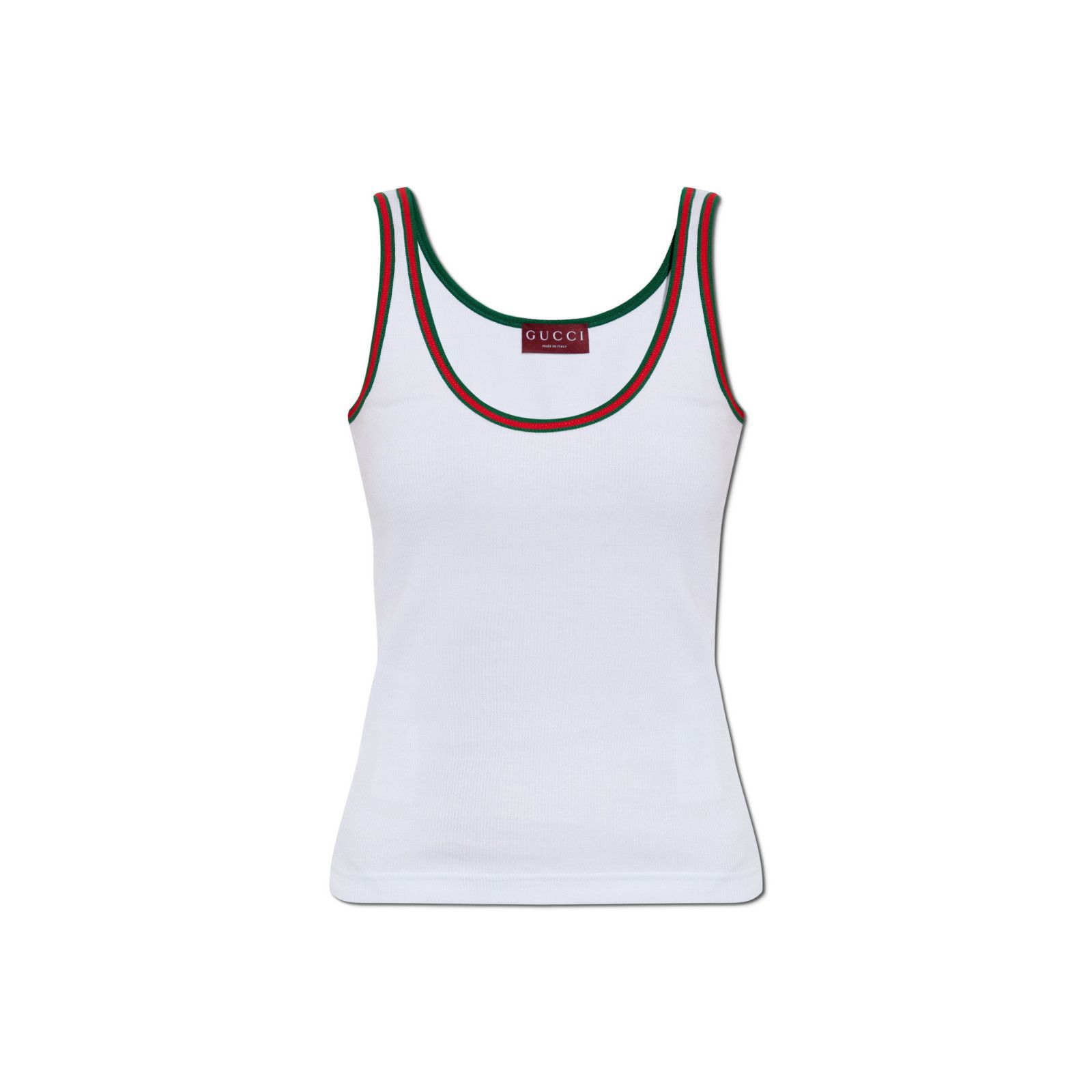Gucci GUCCI White Tank Top New & Authentic (Women's size:0;) | Grailed