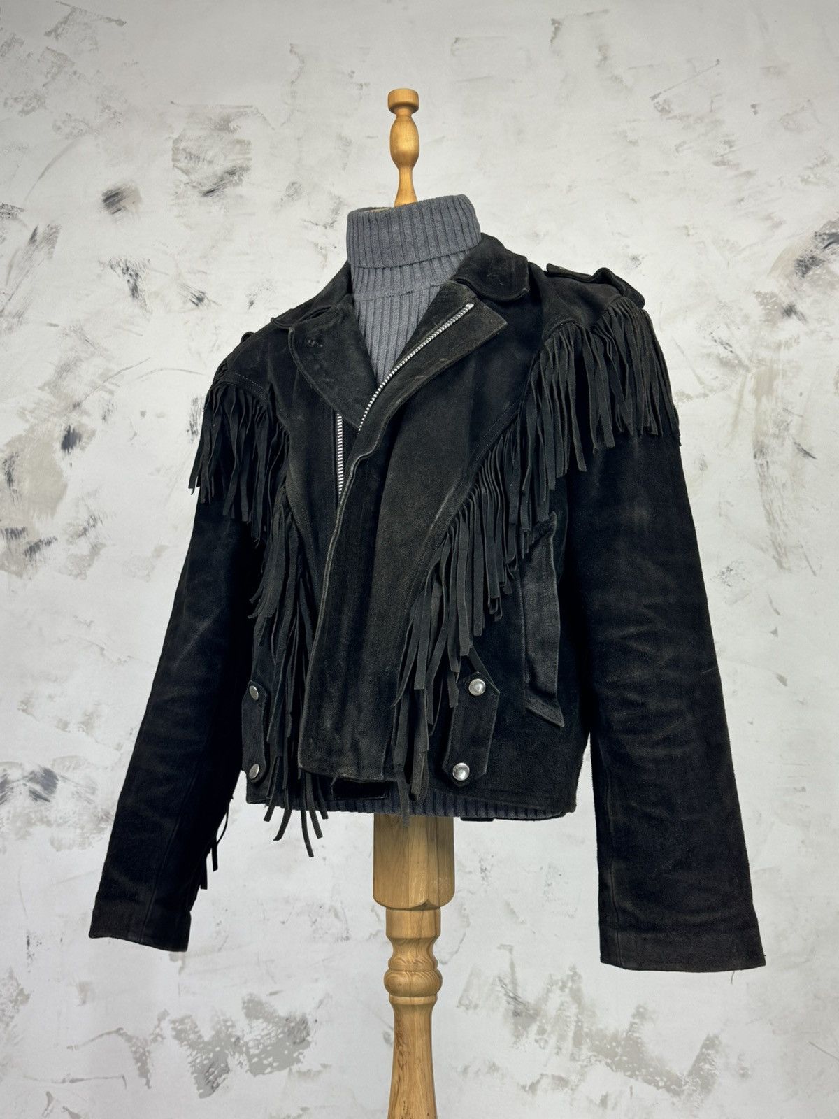 Vintage Vintage Leather Western Jacket Size S - M Size US M / EU 48-50 / 2 - 1 Thumbnail
