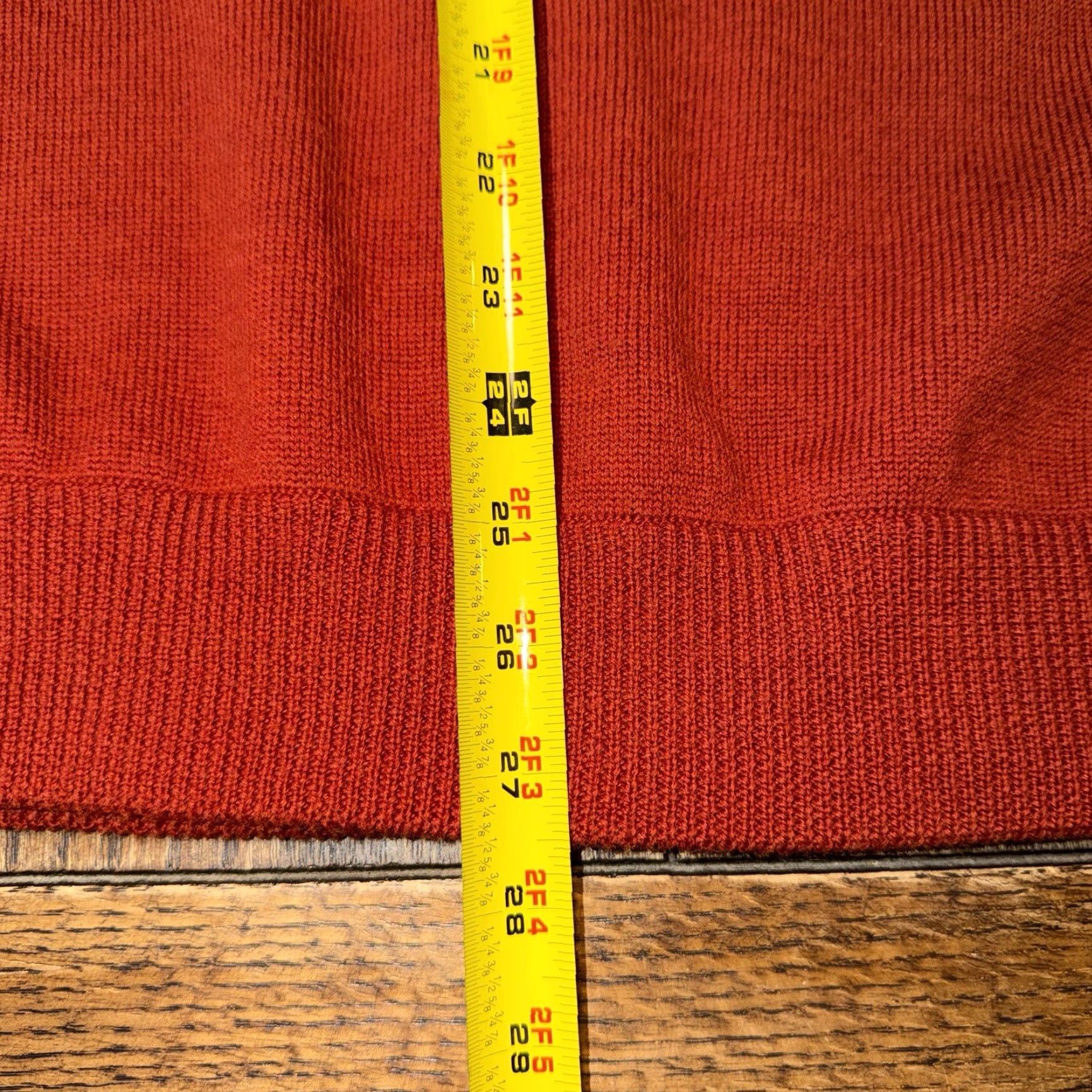Brooks Brothers VINTAGE Brooks Brothers 346 Extra Fine Italian Merino Wool Burnt Sienna Sweater XL Cardigan Men Long Sleeve Collared Knit Classic Size US XL / EU 56 / 4 - 7 Thumbnail