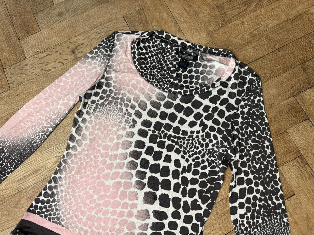 Roberto Cavalli Vintage Roberto Cavalli Animal Print Stretch Top S Size S / US 4 / IT 40 - 4 Thumbnail