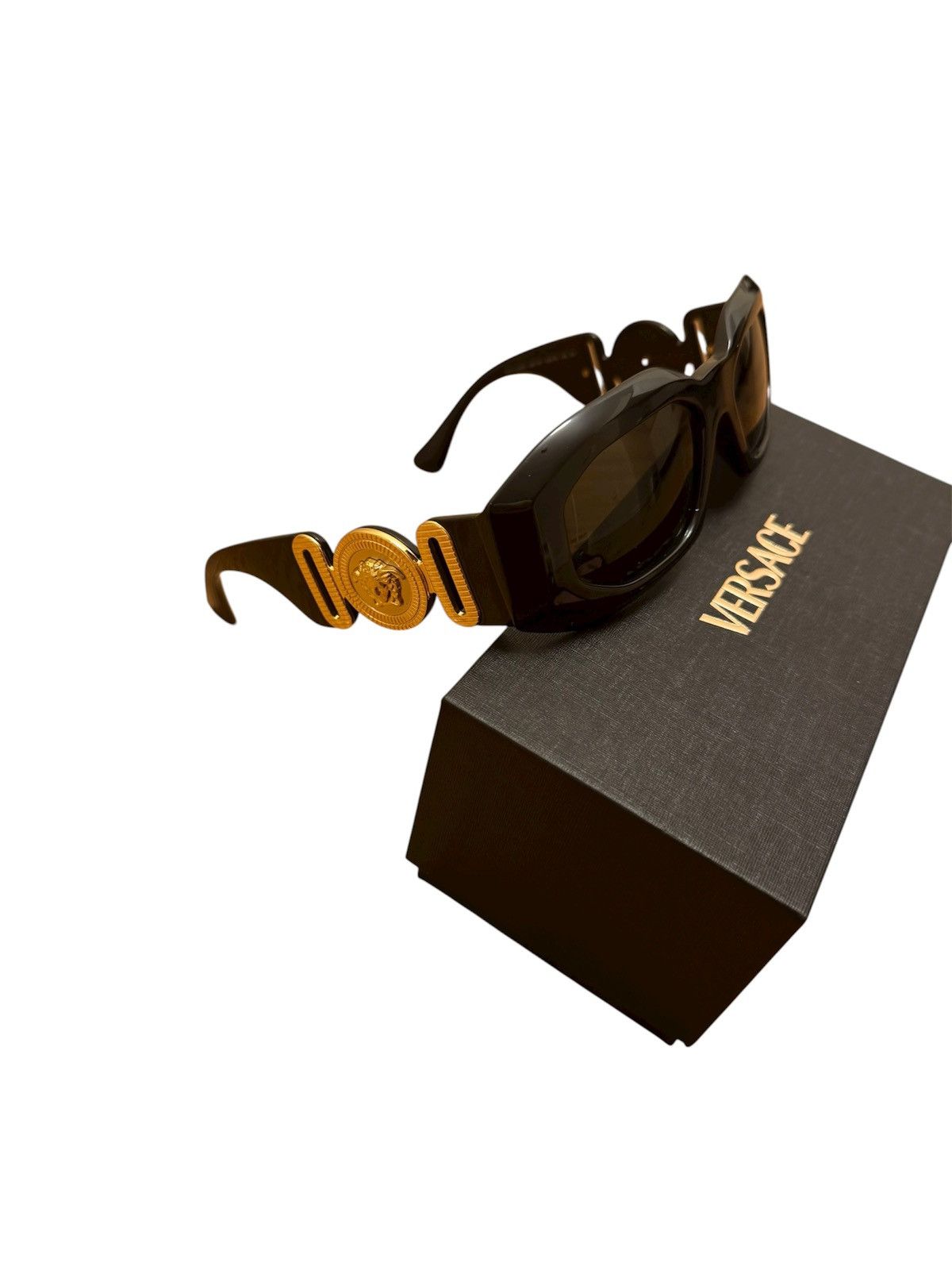 Versace 🔥450$ Versace 4425U Black Acetate Medusa Biggie Sunglasses Size ONE SIZE - 8 Thumbnail
