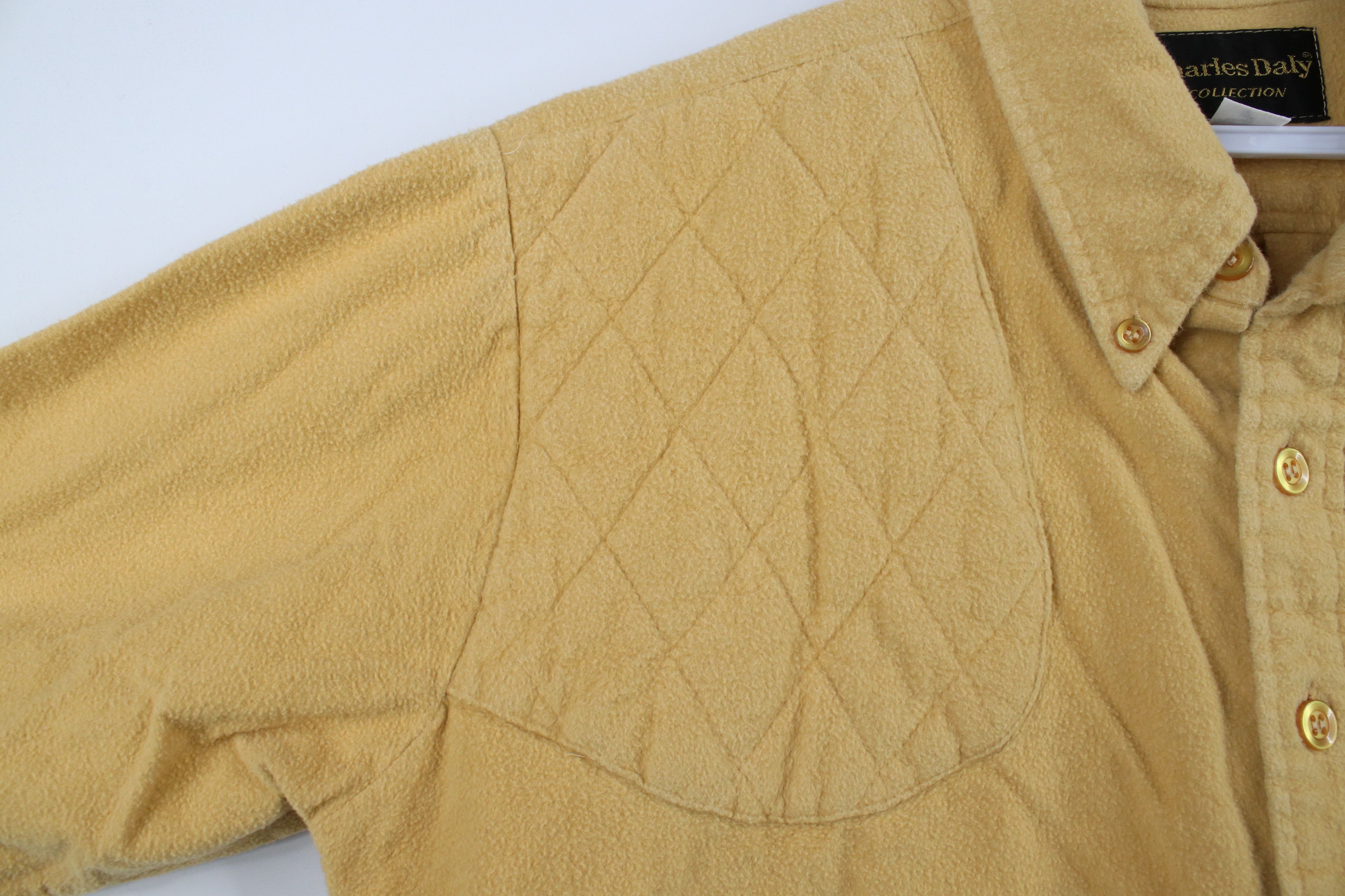 Vintage Vintage 70s 80s Cloth Moleskin Hunting Shooting Button Shirt Size US L / EU 52-54 / 3 - 7 Thumbnail