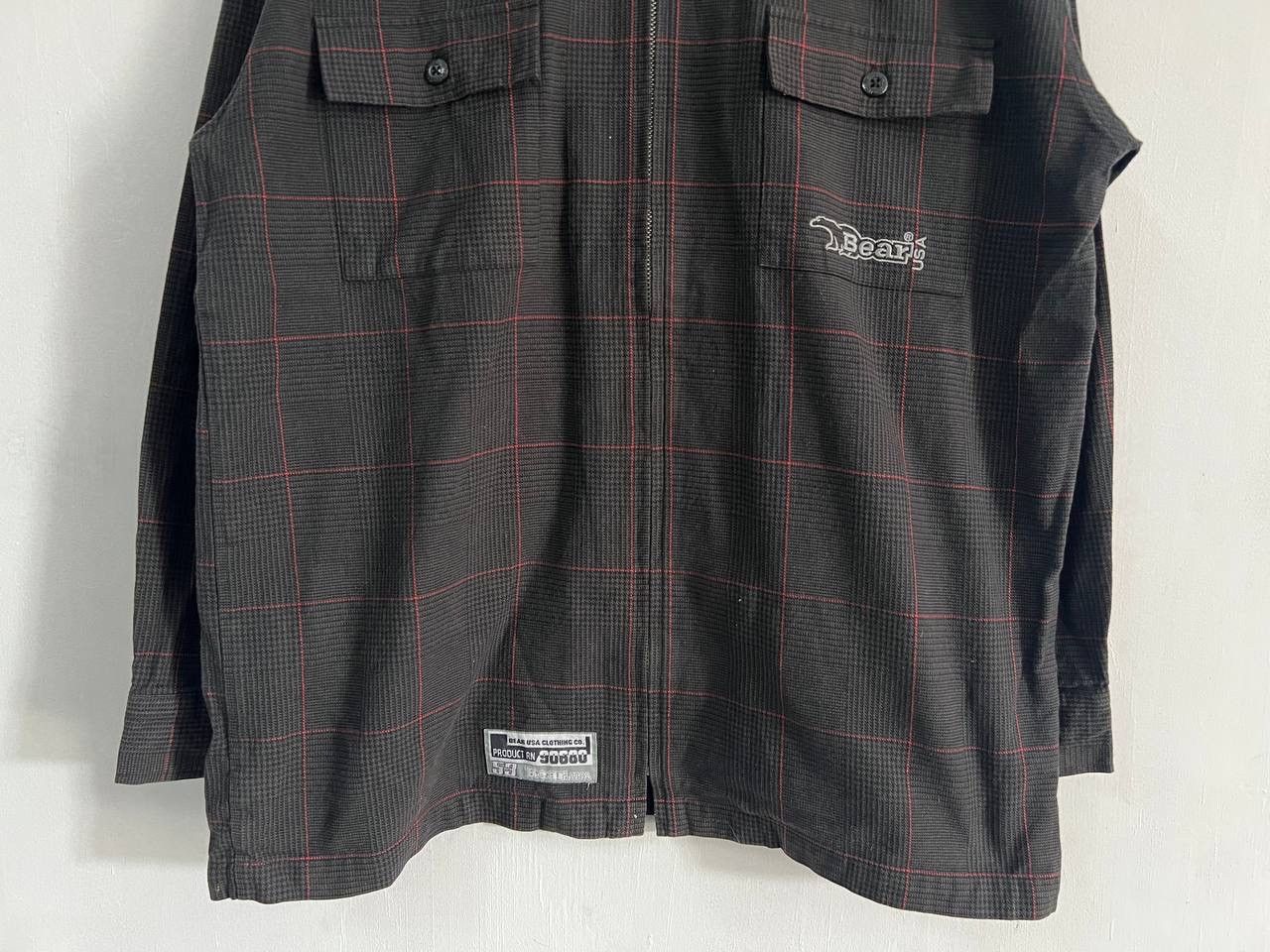 Vintage Bear Usa Pull Over Zipper Collar Camp Size US M / EU 48-50 / 2 - 4 Thumbnail