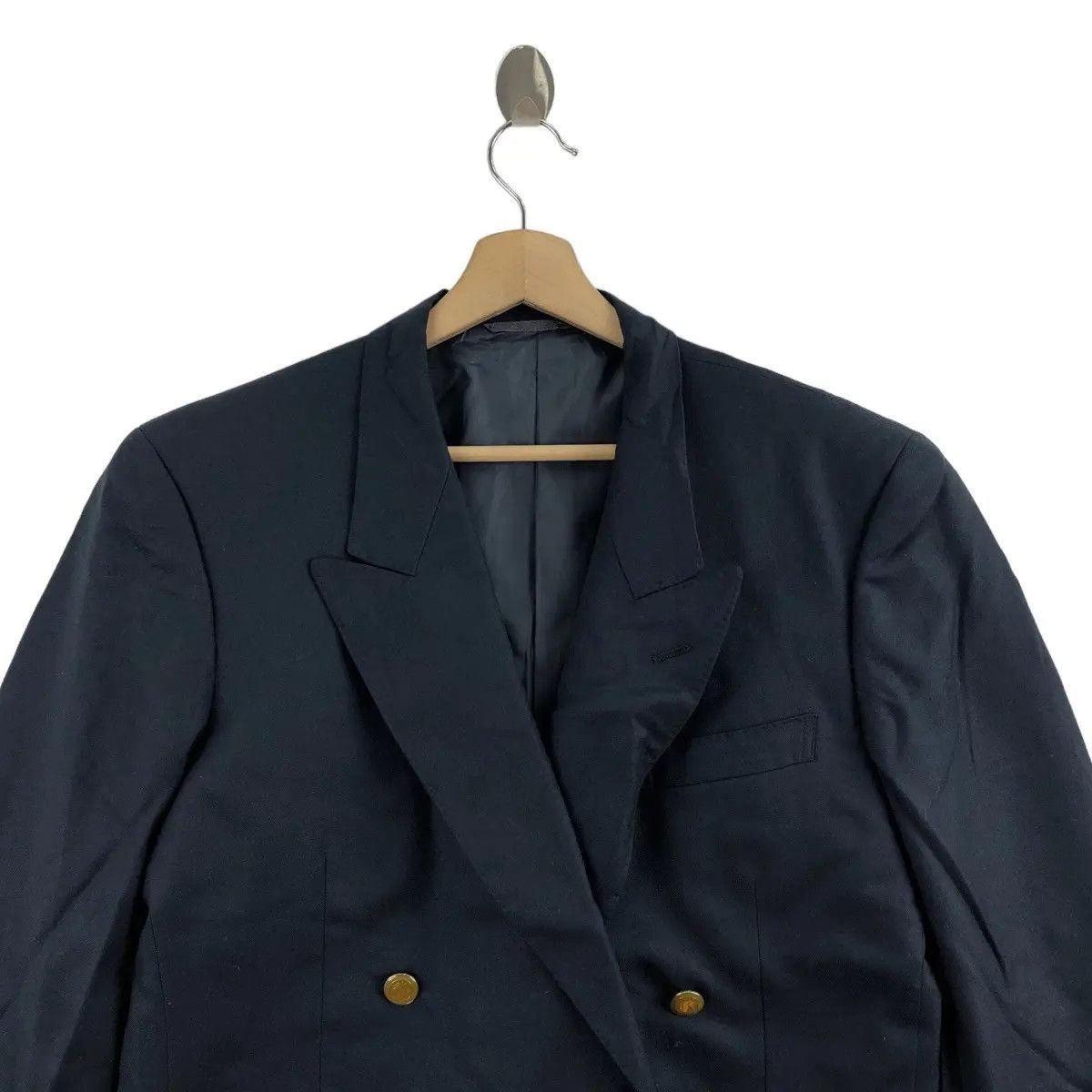 Pierre Cardin Vtg PIERRE CARDIN PARIS Creation Double Breasted Blazer Size 42R - 2 Thumbnail