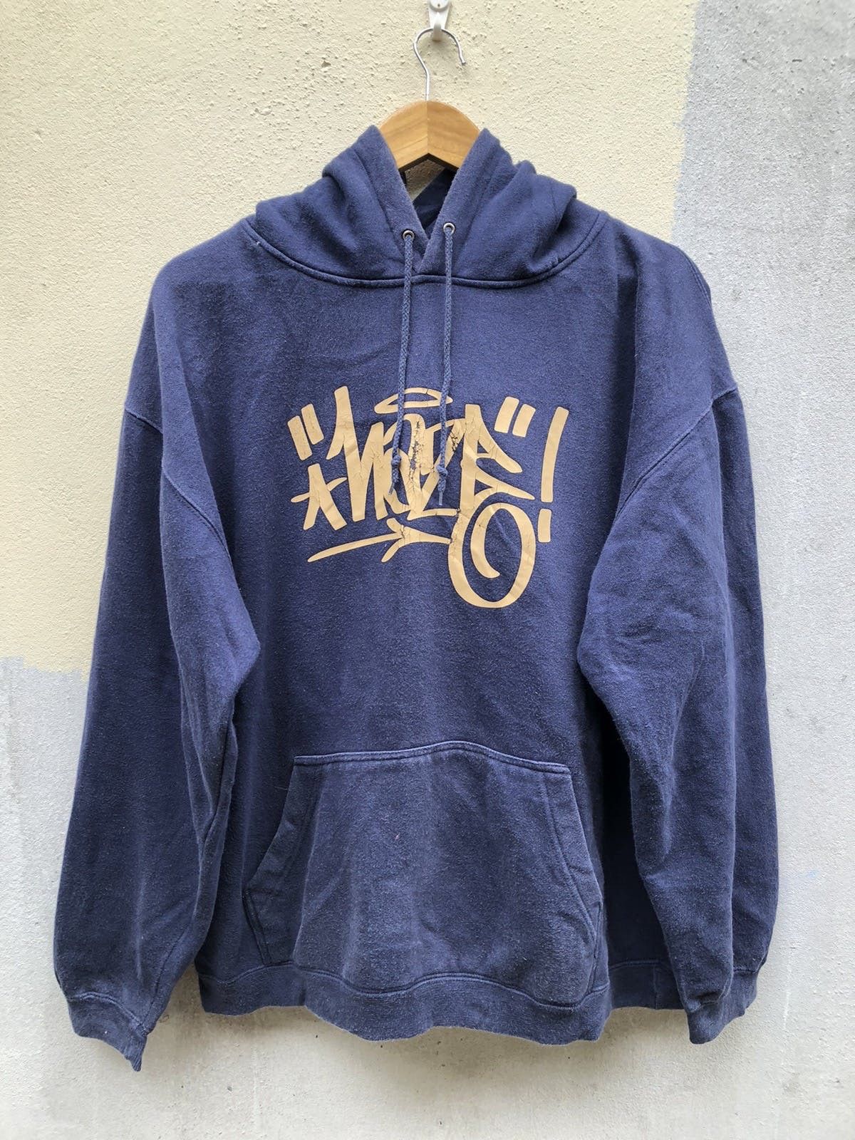 Designer Vintage 80s Eric Haze Big logo Megazine Art style Hoodie Size US L / EU 52-54 / 3 - 1 Thumbnail
