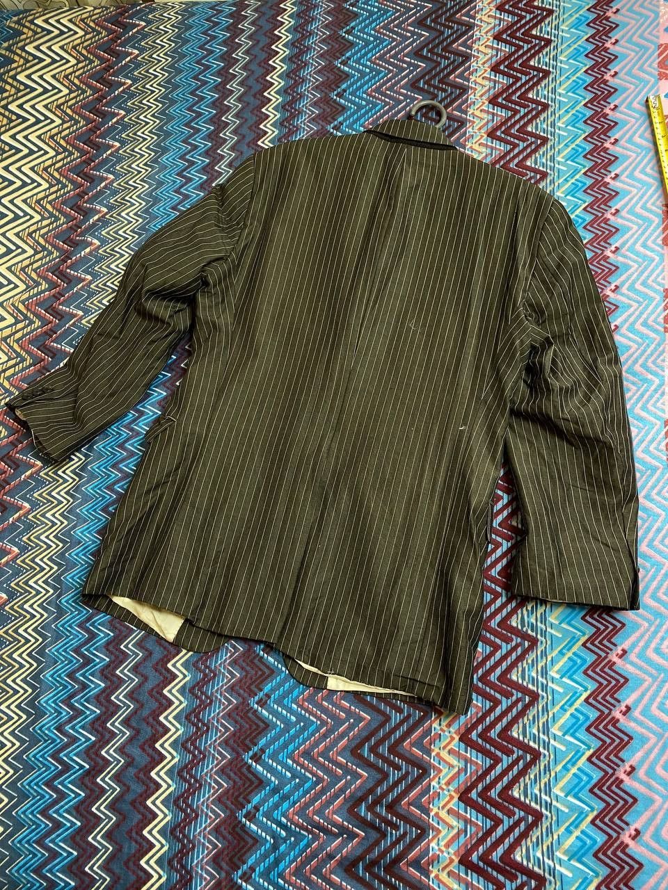 Hugo Boss Vintage Blazer Hugo Boss black striped Y2K Streetwear Size 40R - 17 Thumbnail