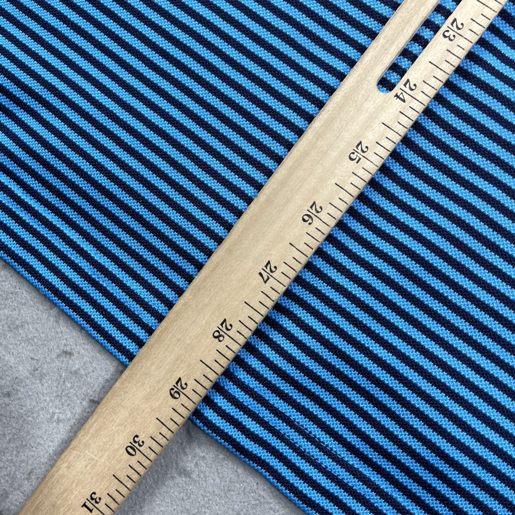 Vintage Fairway & Greene Polo Shirt Mens L Blue Striped Golf 90s? Size US L / EU 52-54 / 3 - 8 Thumbnail