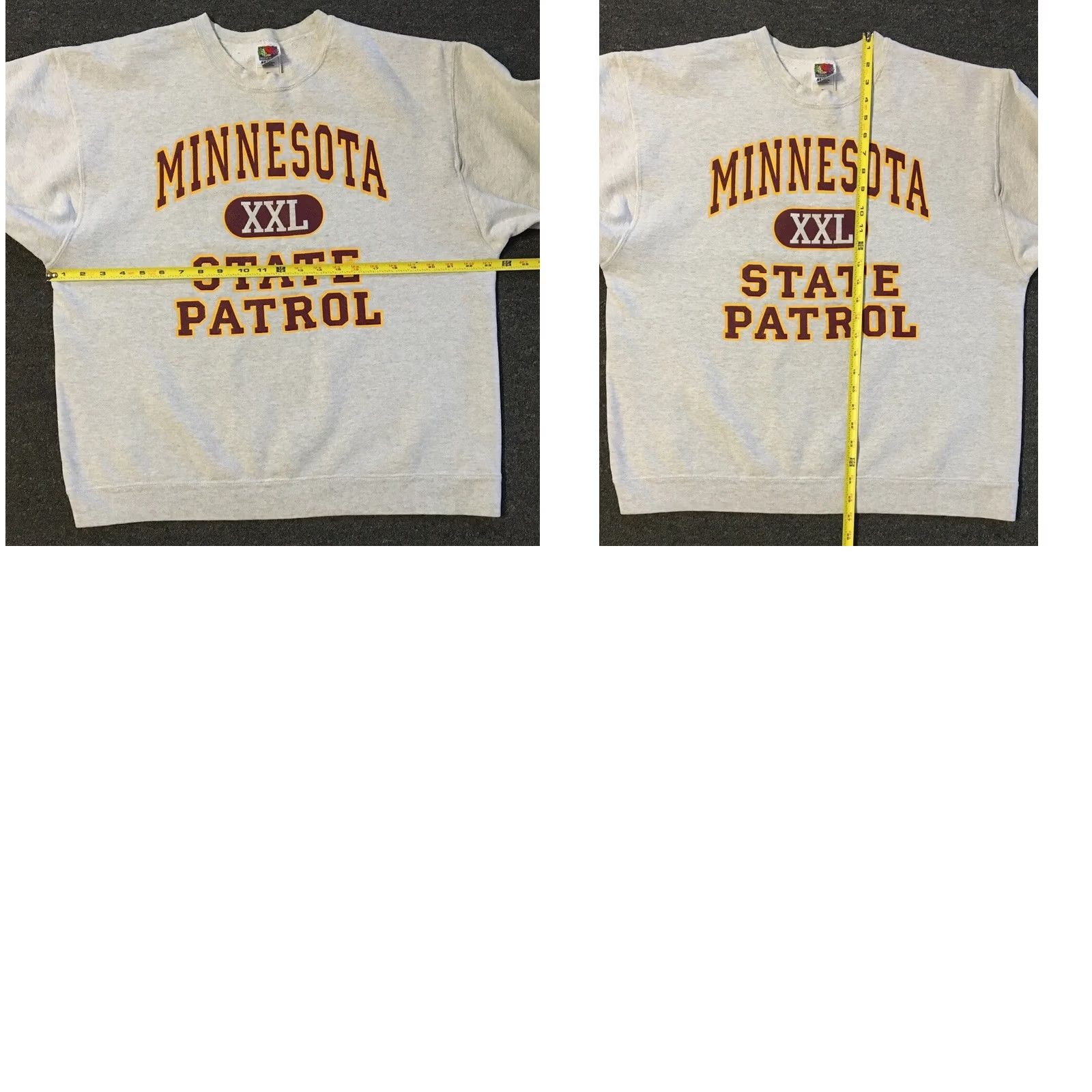 Vintage VINTAGE Minnesota State Patrol Sweatshirt M Gray 90s 80s Police Grunge Biker Mens Size US M / EU 48-50 / 2 - 8 Thumbnail