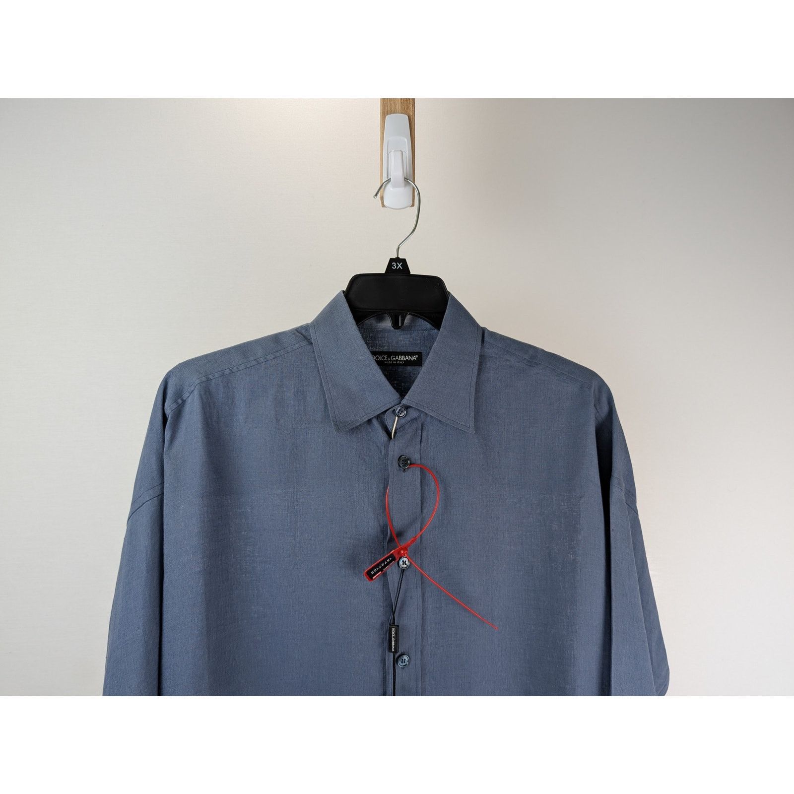 Dolce & Gabbana o1rshd1 CC20 Button up Shirt in Blue Size US M / EU 48-50 / 2 - 3 Thumbnail