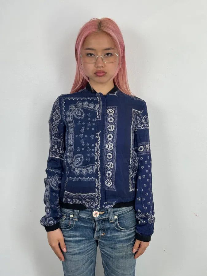 Polo Ralph Lauren 2010s Ralph Lauren Denim & Supply Bandana Patchwork Light Jacket Size S / US 4 / IT 40 - 2 Thumbnail