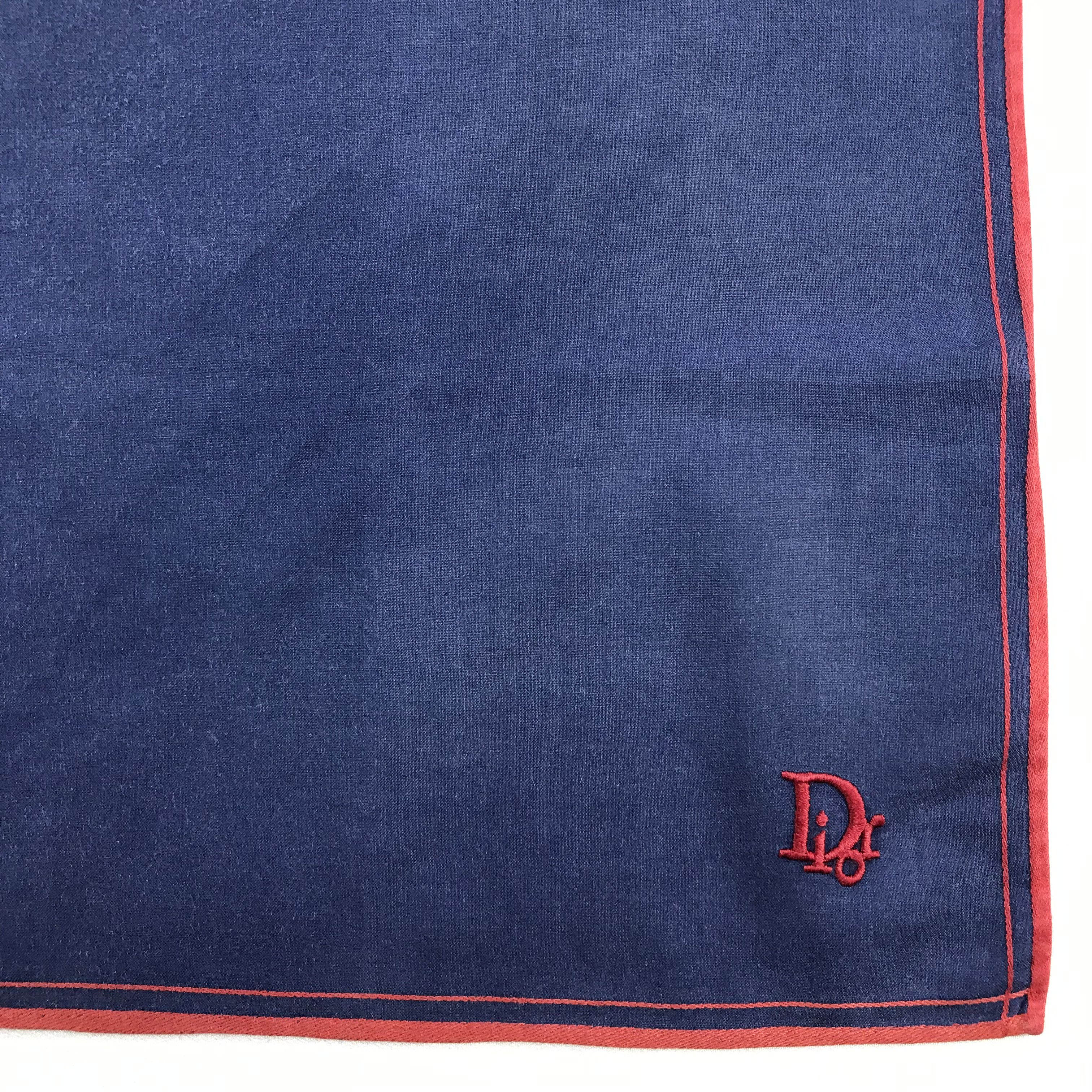 Vintage CHRIstiAn DIOr Handkerchief / Bandana / Neckerchief C730 Size ONE SIZE - 5 Thumbnail