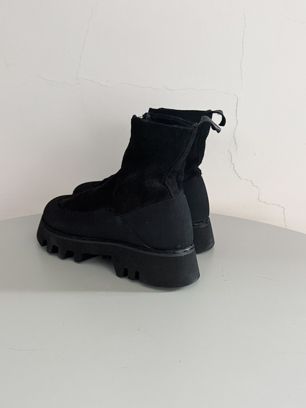 Guidi Guidi Front Zip Boots ZO06FZV Reverse Horse Leather Black Size US 7 / IT 37 - 8 Thumbnail