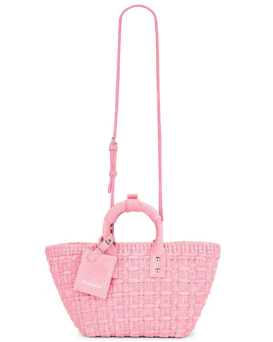 Balenciaga o1y0625 Size : OS / Basket Bag in Pink Size ONE SIZE - 2 Thumbnail