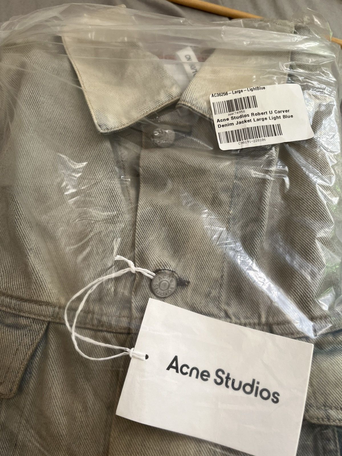 Acne Studios Acne Studios Mud robert u carver jeans denim jacket Size US L / EU 52-54 / 3 - 11 Thumbnail