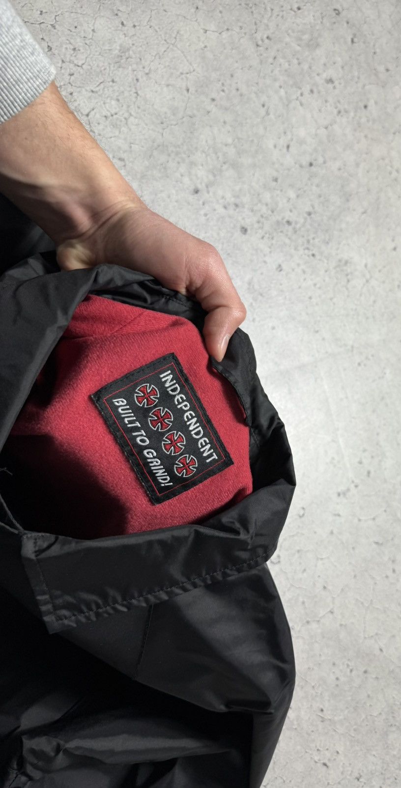 Independent Truck Co. Independent Nylon Overshot Jacket Black Size S Skate Size US S / EU 44-46 / 1 - 5 Thumbnail