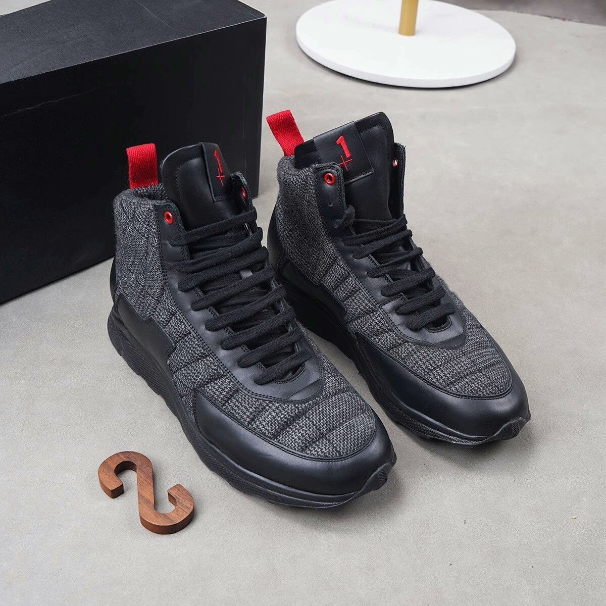 Kiton Kiton KNT Casual Mid-Top Sneakers Size US 8 / EU 41 - 1 Thumbnail