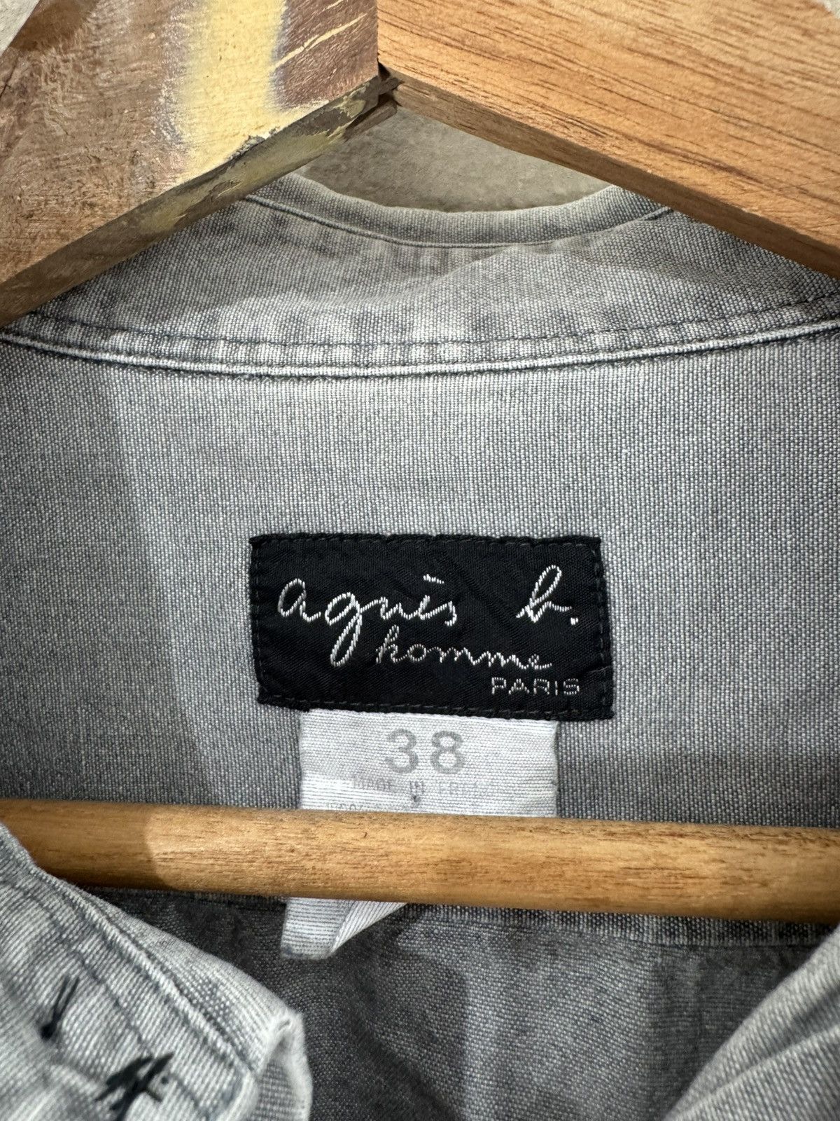 agnes b. Vintage Designer rare Agnes B. Grey Shirt Size US M / EU 48-50 / 2 - 3 Thumbnail