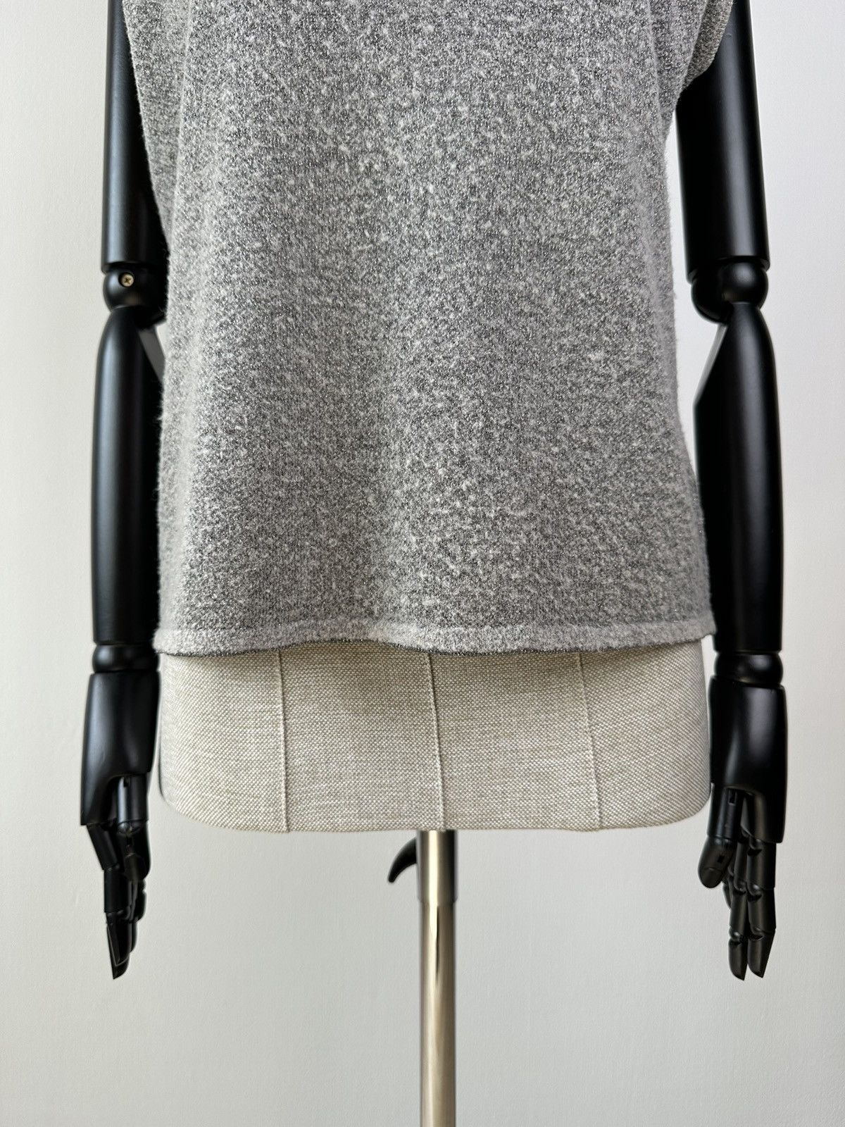 Escada Vintage Escada Wool Nylon Grey Tank Top Vest Size S / US 4 / IT 40 - 4 Thumbnail