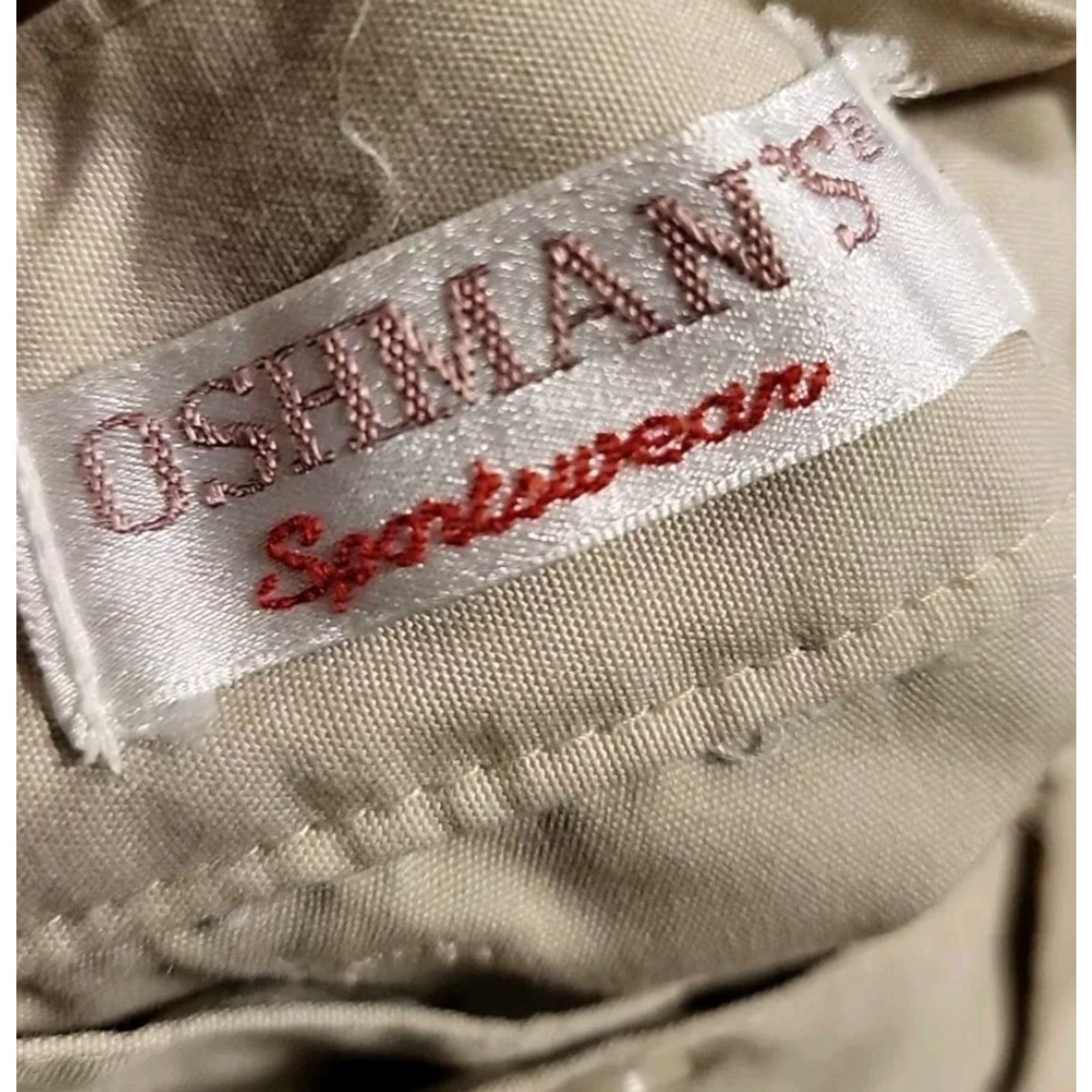 Vintage VINTAGE Oshmans Sportswear Cargo Pants 32" x 26" Beige Mens Adult 32 Beige Cargo Pants 1980s Size US 32 / EU 48 - 5 Thumbnail