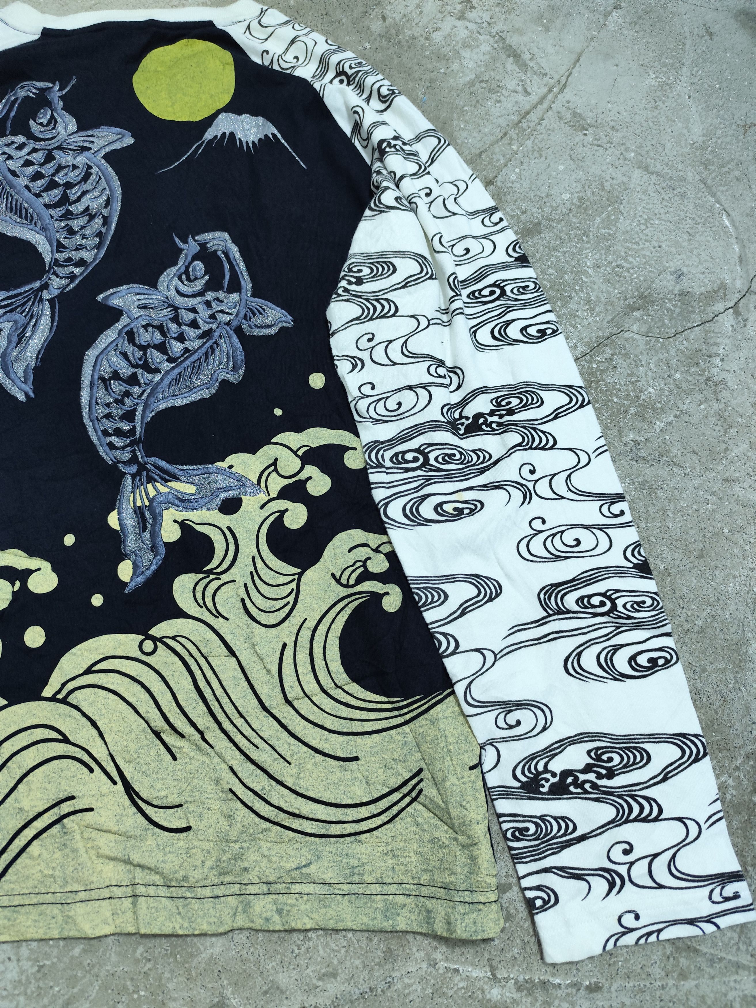 Karakuri Tamashii Sukajan shirt embroid japanese koi fish Size US L / EU 52-54 / 3 - 7 Thumbnail