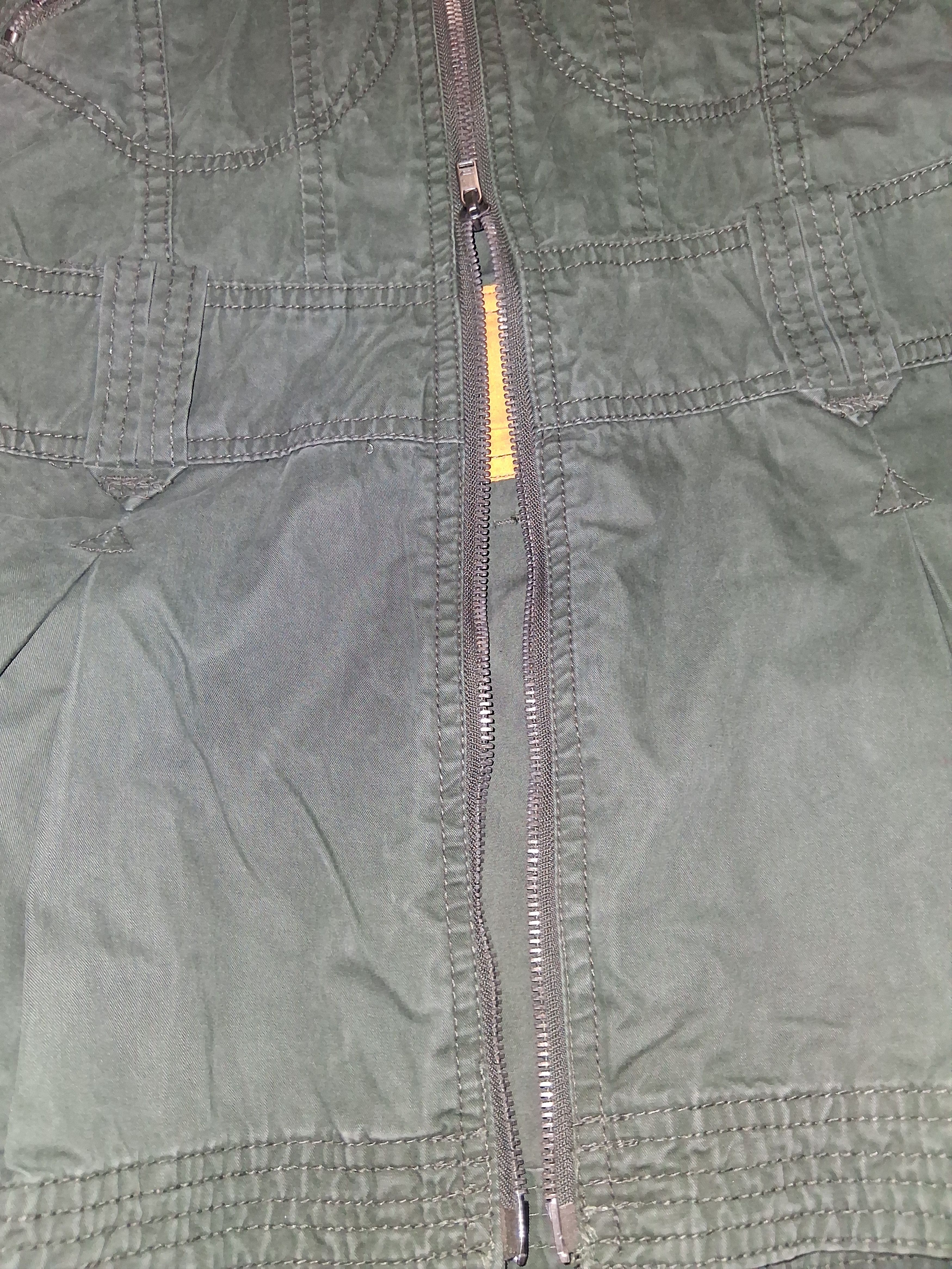Diesel RARE Vintage DIESEL Y2K Military Utility Zip Jacket Dress Size M / US 6-8 / IT 42-44 - 11 Thumbnail