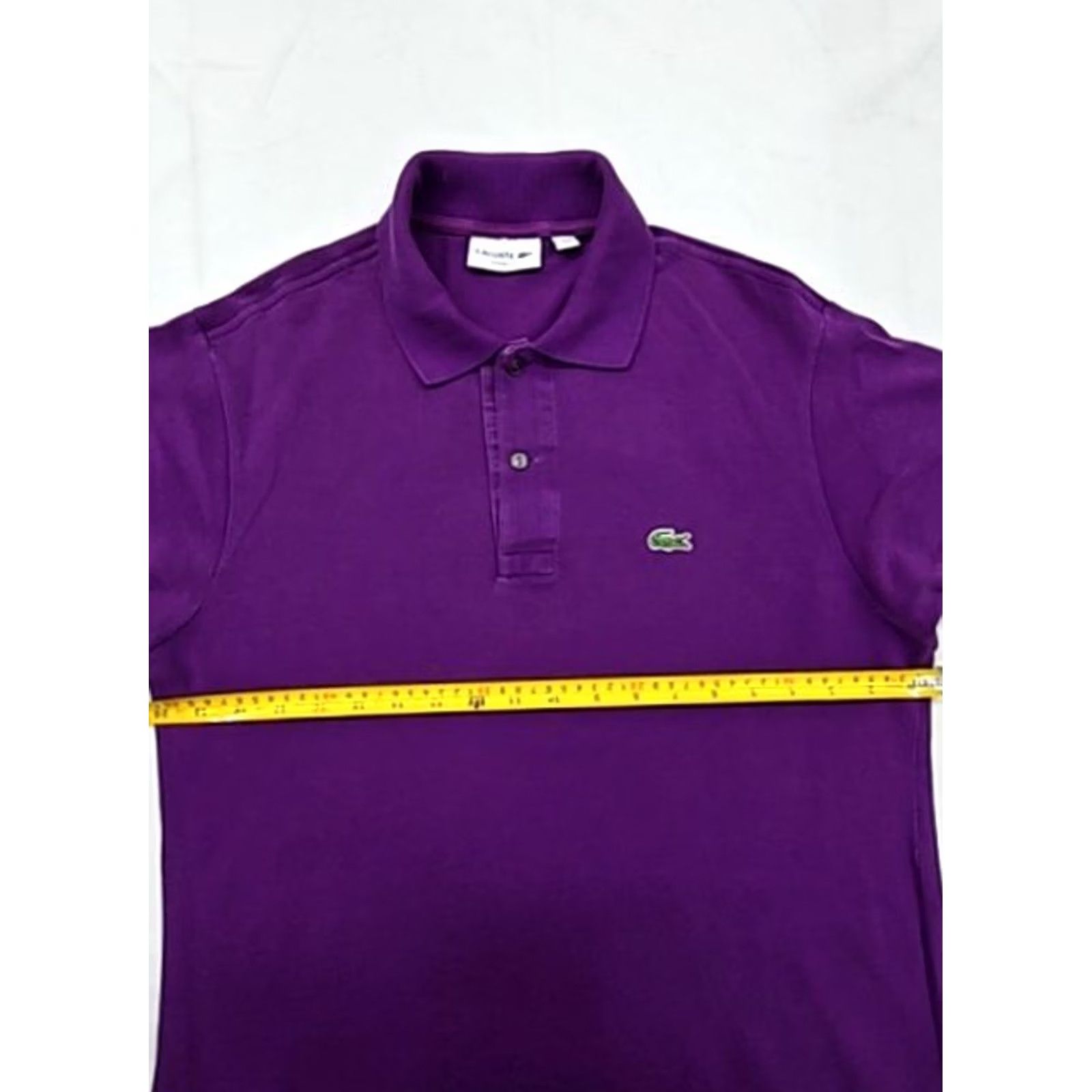Lacoste Lacoste Polo Shirt Mens M Purple Cotton Pique Short Sleeve Classic Fit Shirt Size US M / EU 48-50 / 2 - 7 Thumbnail