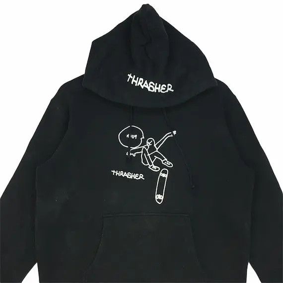 Thrasher Vtg THRASHER San Francisco Skateboard Hoodie Sweatshirt Size US M / EU 48-50 / 2 - 2 Thumbnail