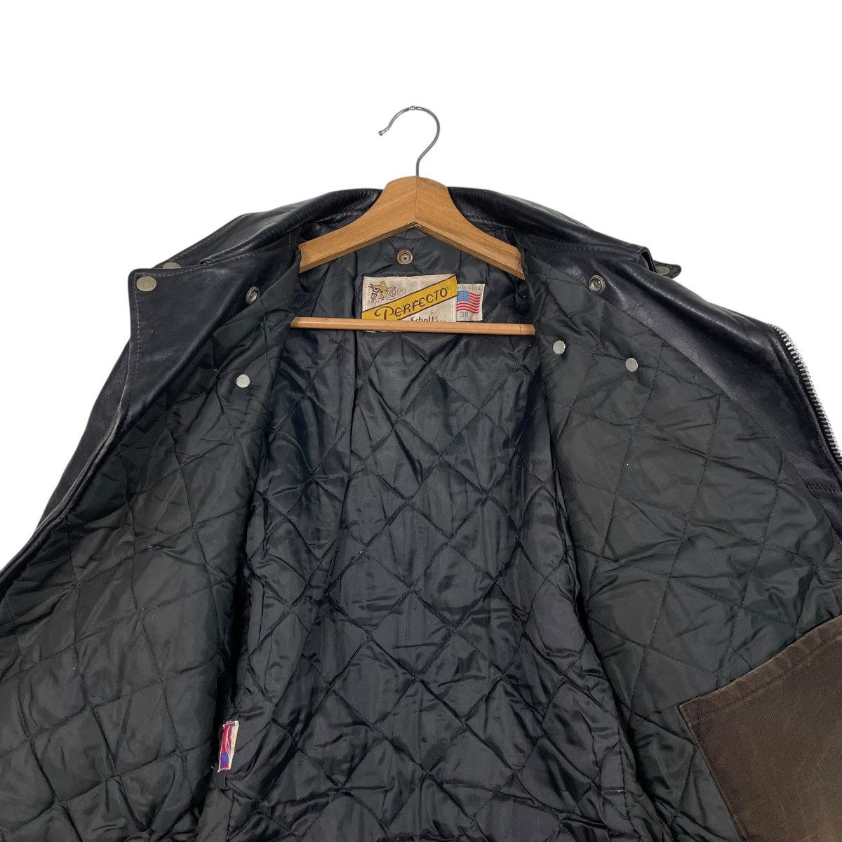 Schott 80s Schott Perfecto Double Colar Motorcycle Leather Jacket Size US S / EU 44-46 / 1 - 12 Thumbnail