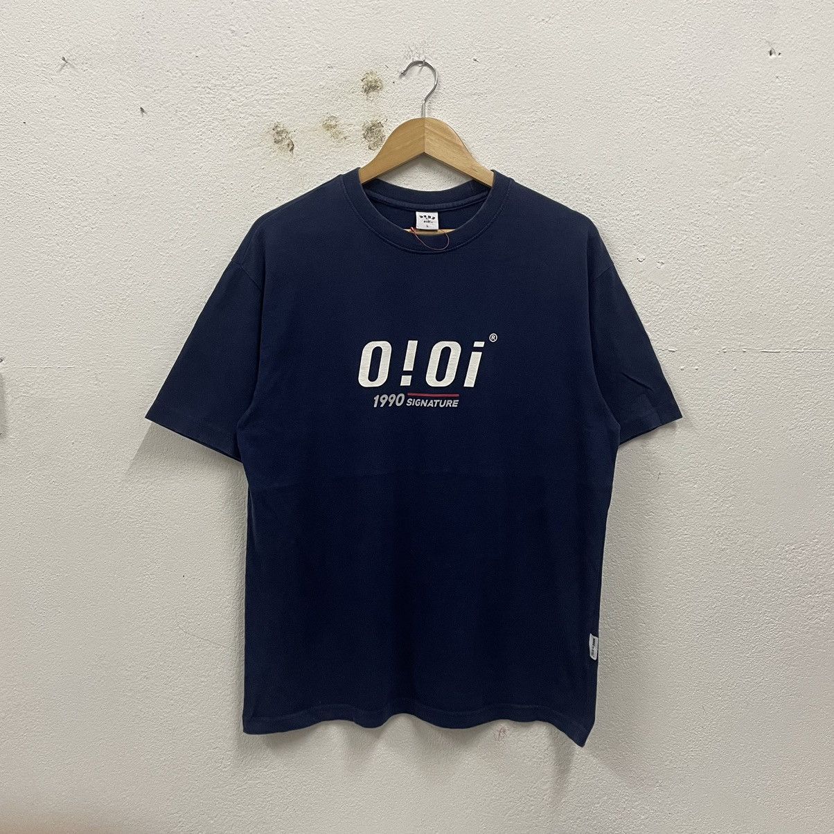 Japanese Brand × Vintage 🔥🔥Vintage 5252 By Oi Oi 1990 Signature Tee Size US XL / EU 56 / 4 - 1 Thumbnail