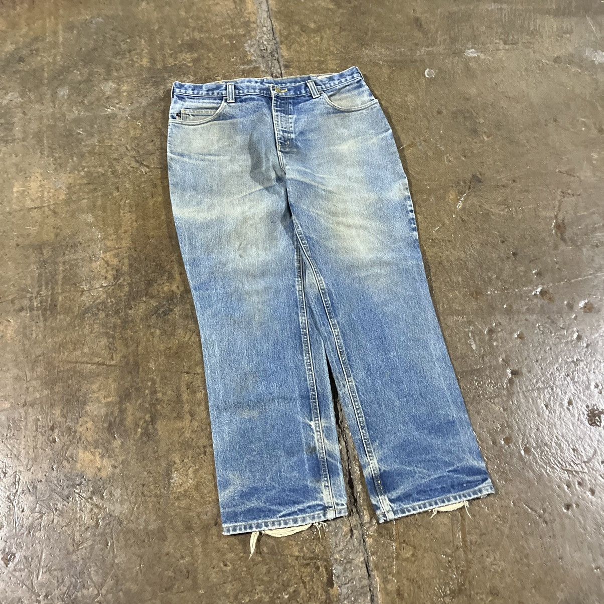 Carhartt × Vintage Crazy Vintage Carhartt Faded Thrashed Workwear Skater Jeans Size US 36 / EU 52 - 7 Thumbnail