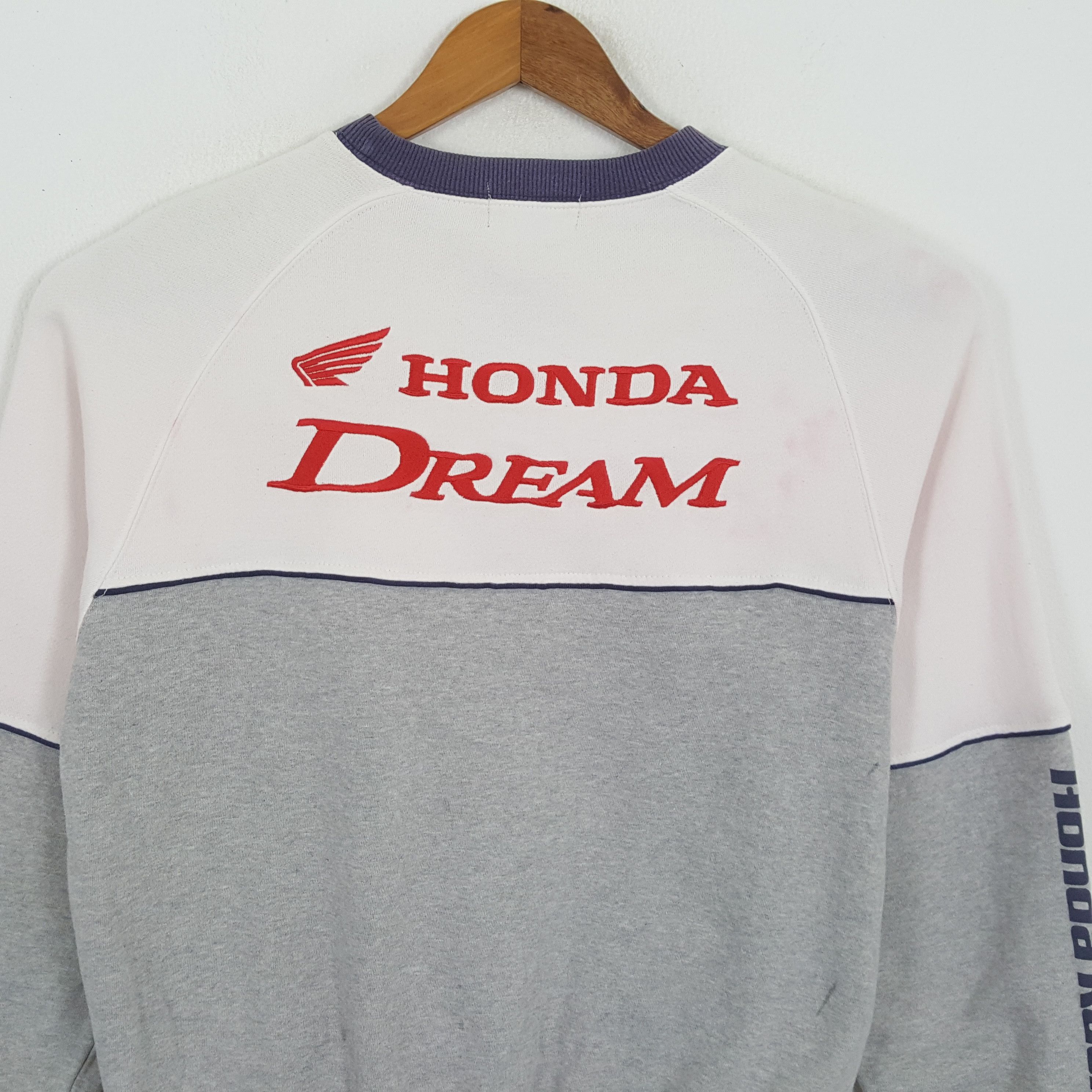 Honda × Vintage Vintage HONDA DREAM Japanese Racing Team Sweatshirts Size US M / EU 48-50 / 2 - 2 Thumbnail