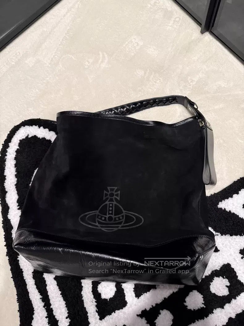 Vivienne Westwood Vivienne Westwood size os Black Suede Tote Bag Size ONE SIZE - 1 Thumbnail