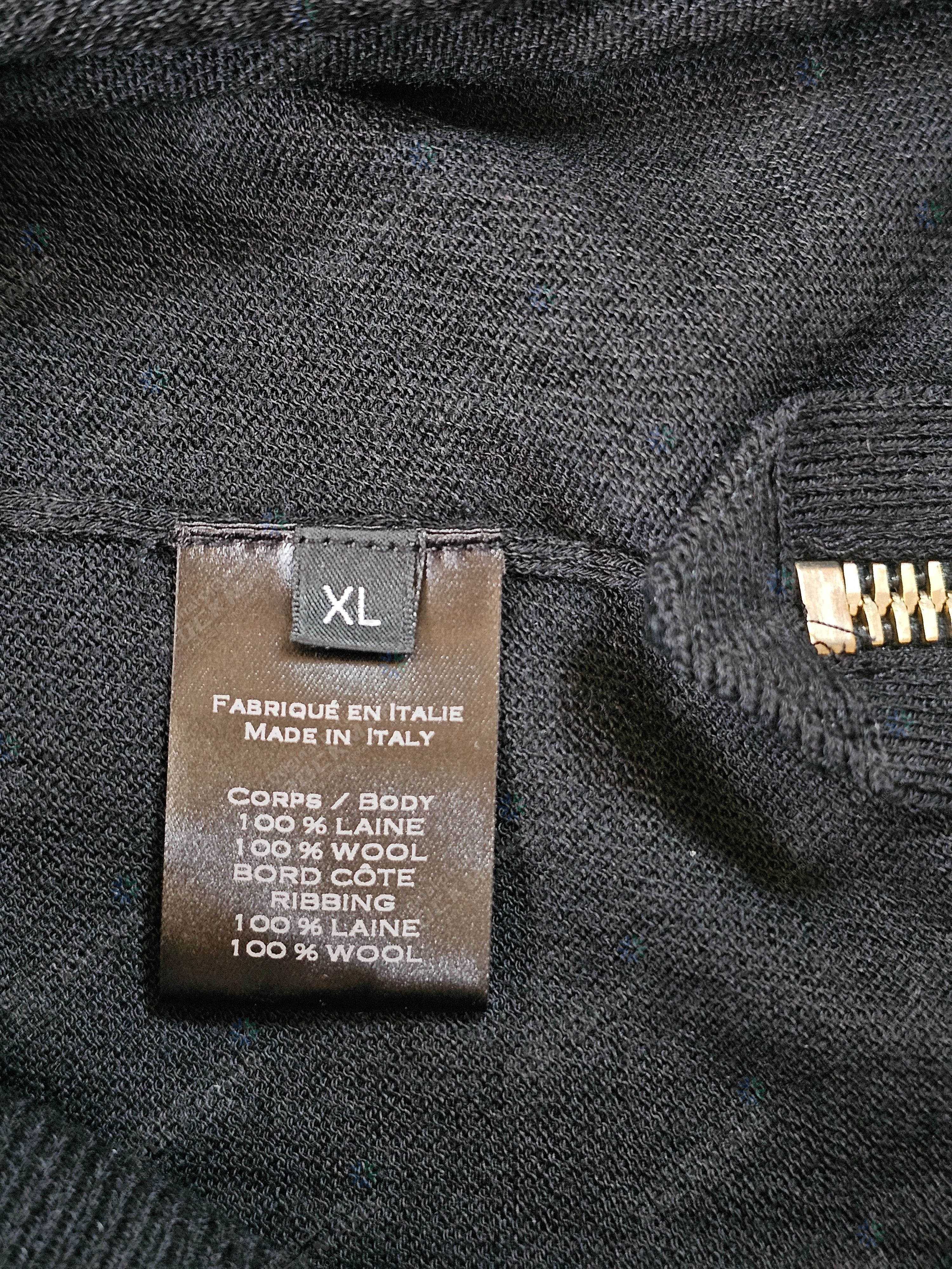 Balmain Balmain Men's Side-Zip Wool Sweater Size XL Like M-L Size US XL / EU 56 / 4 - 7 Thumbnail