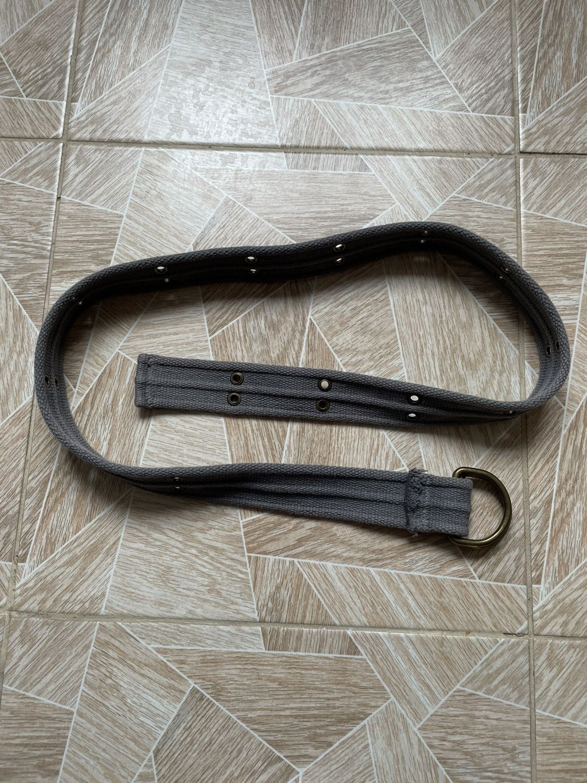 Japanese Brand × Vintage Archive Y2K Vintage 90s Japanese Grey Emo Metal Goth Belt Size ONE SIZE - 1 Thumbnail