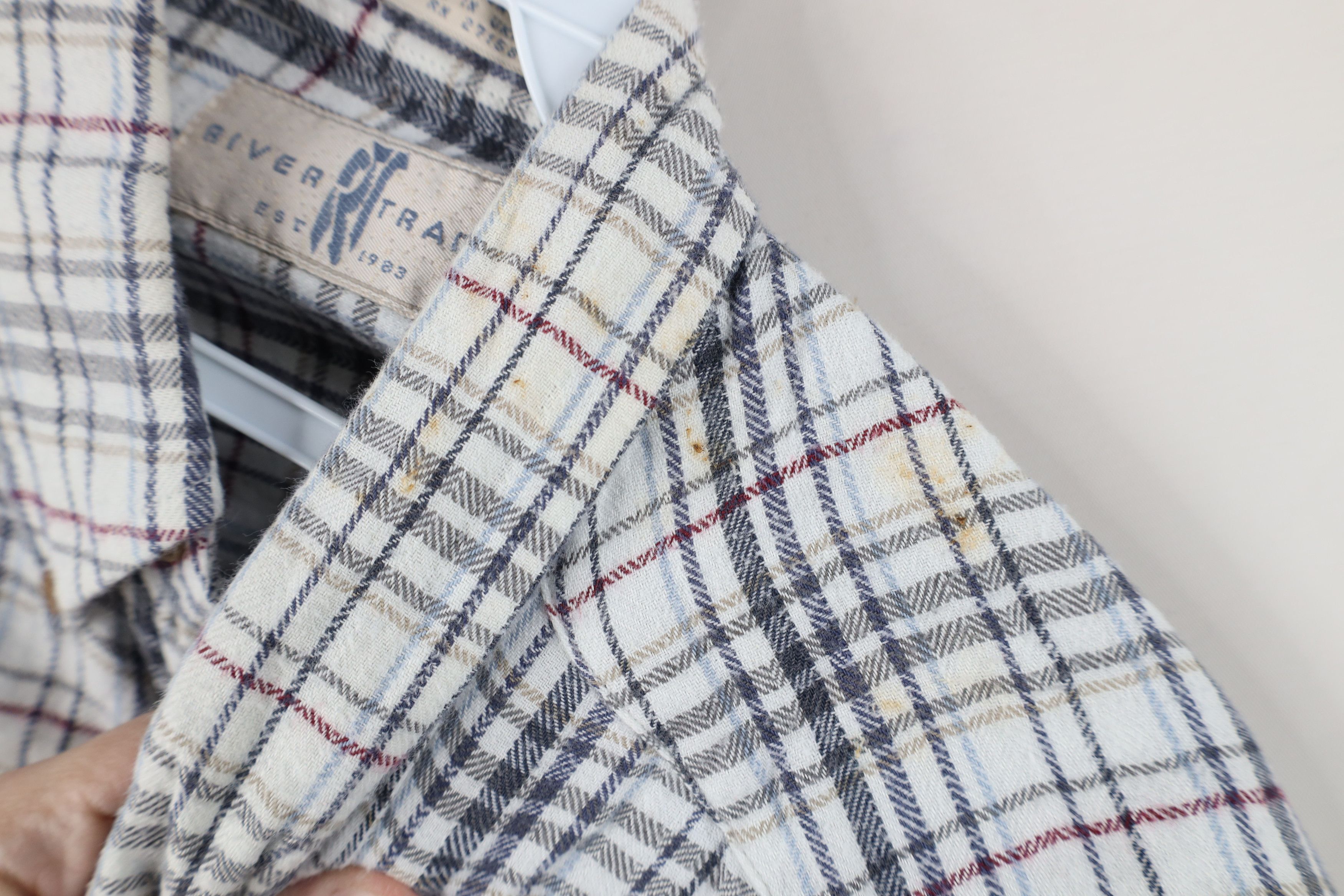 Vintage Vintage 90s Streetwear Flannel Collared Button Down Shirt Size US XL / EU 56 / 4 - 4 Thumbnail