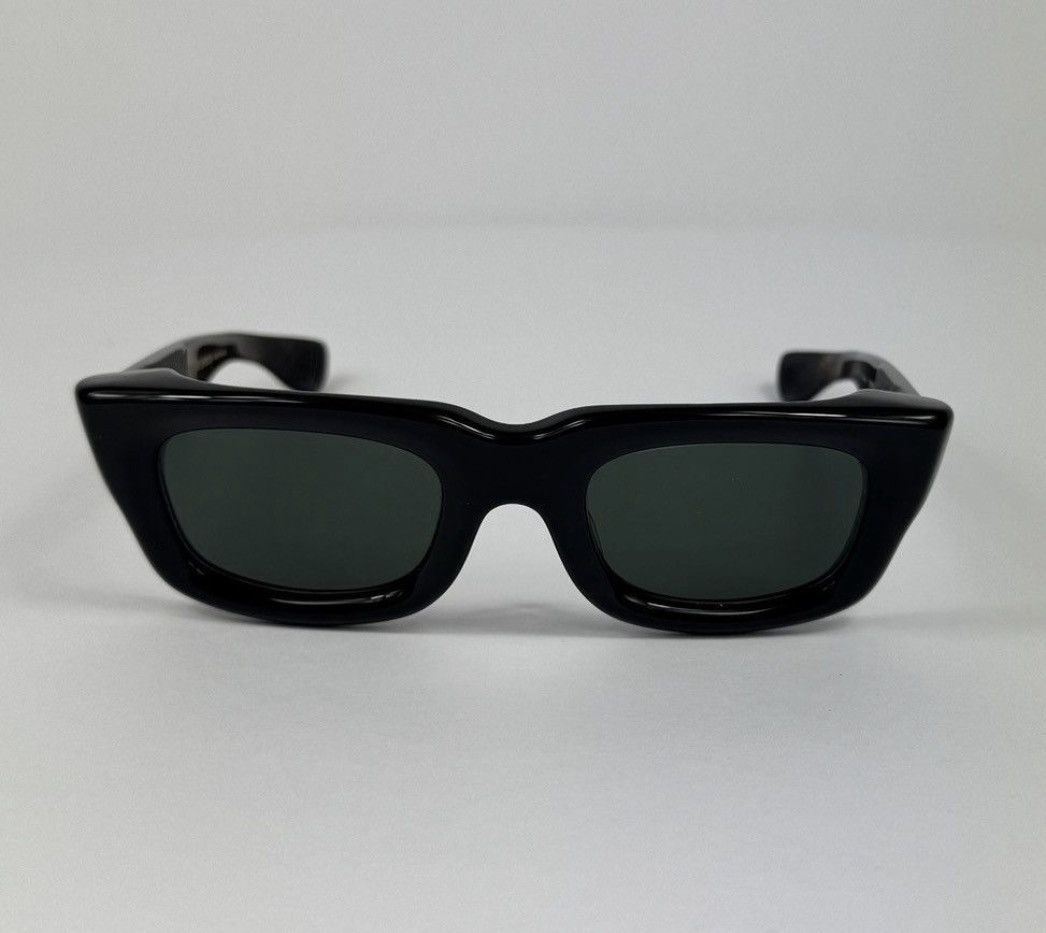 Chrome Hearts BLACK FRAME GOLD DETAILED STEEZIN SUNGLASSES Size ONE SIZE - 2 Thumbnail