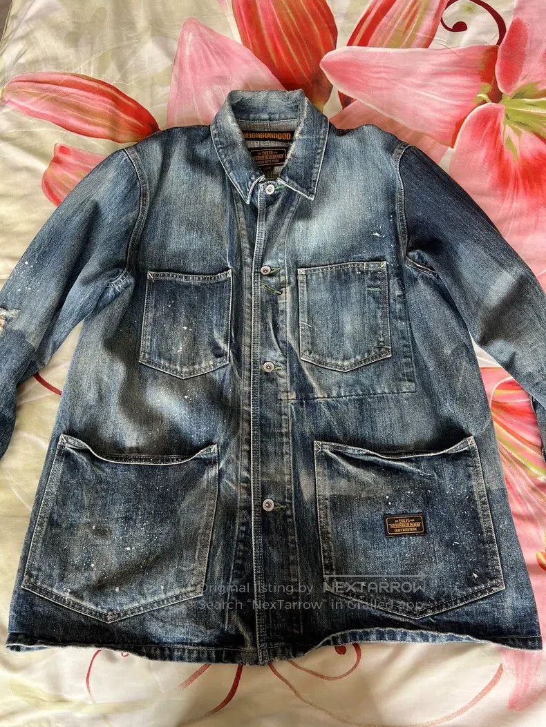 Neighborhood Neighborhood Denim Jacket Size L Size US L / EU 52-54 / 3 - 1 Thumbnail