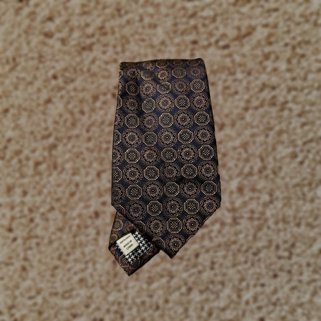 Jos. A. Bank Jos. A Bank 1905 Silk Floral Geometric Neck Tie Men's New Size ONE SIZE - 1 Thumbnail