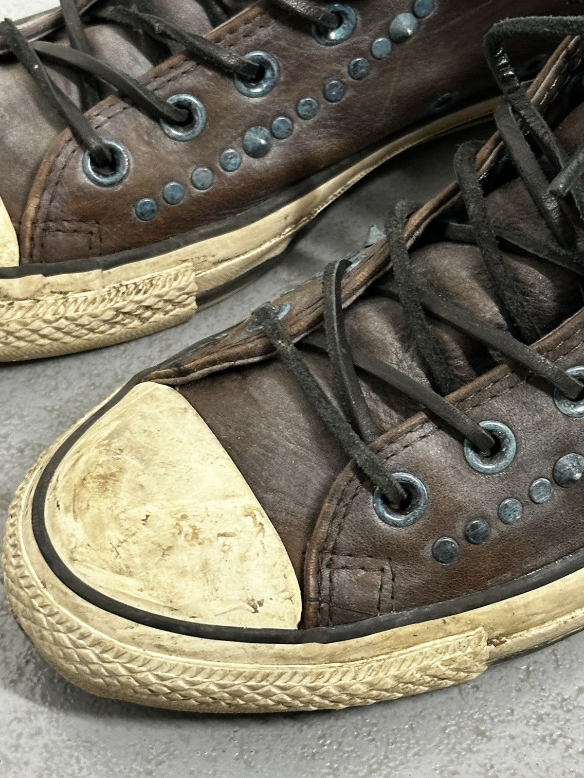 Converse × John Varvatos John Varvatos x Converse Studded Leather Sneakers Size US 9.5 / EU 42-43 - 7 Thumbnail