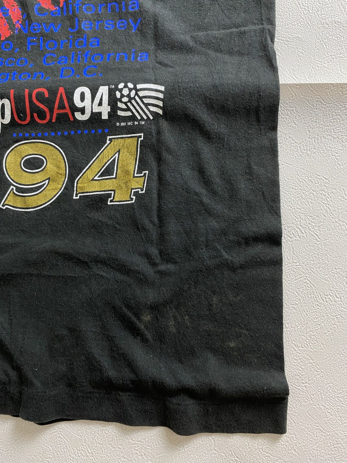 Vintage Vtg Tee World Cup USA 1994 Nutmeg Tag Size US M / EU 48-50 / 2 - 9 Thumbnail