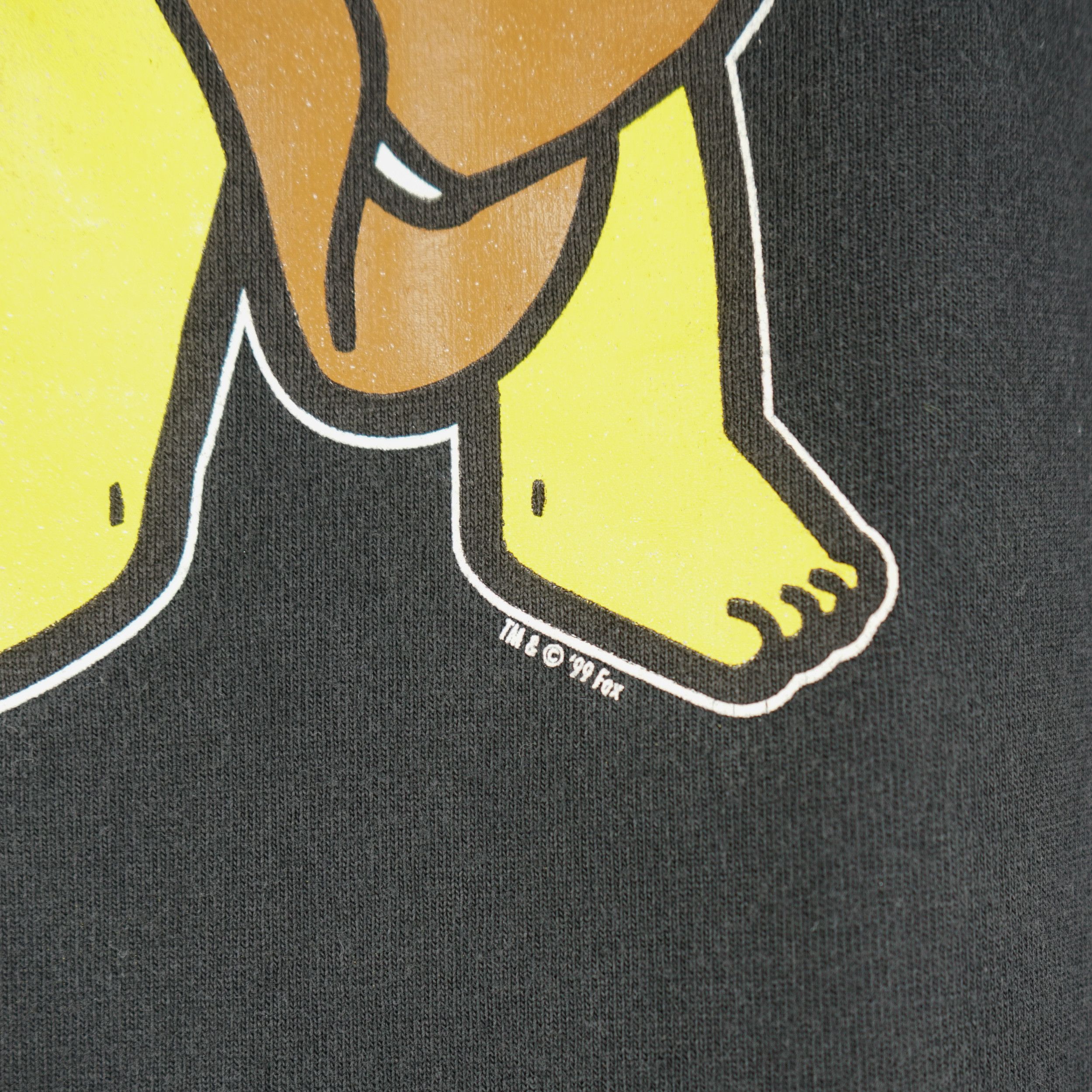 Cartoon Network × The Simpsons × Vintage Vintage 1999 Naked Homer Simpson T-Shirt Size US XL / EU 56 / 4 - 3 Thumbnail