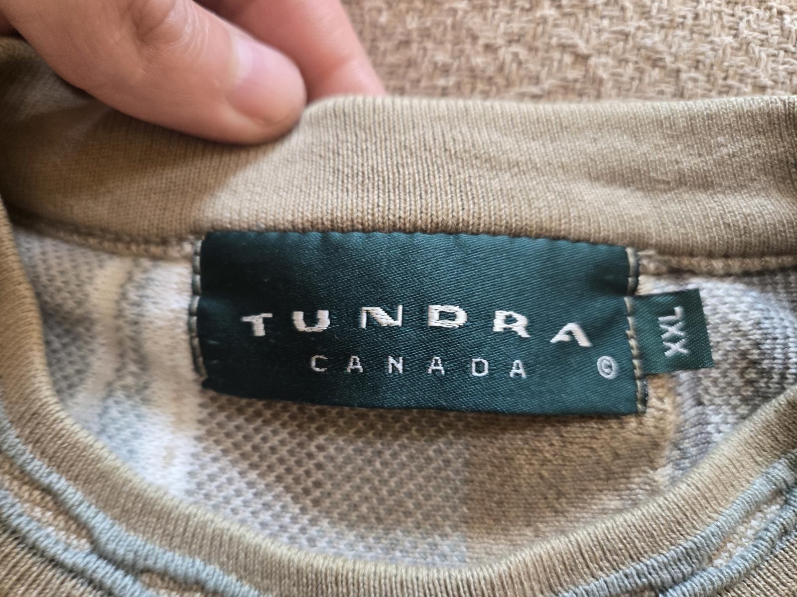 Tundra Tundra Sweater XXL | 90s Textured Knit Neutral Pattern Size US XXL / EU 58 / 5 - 2 Thumbnail