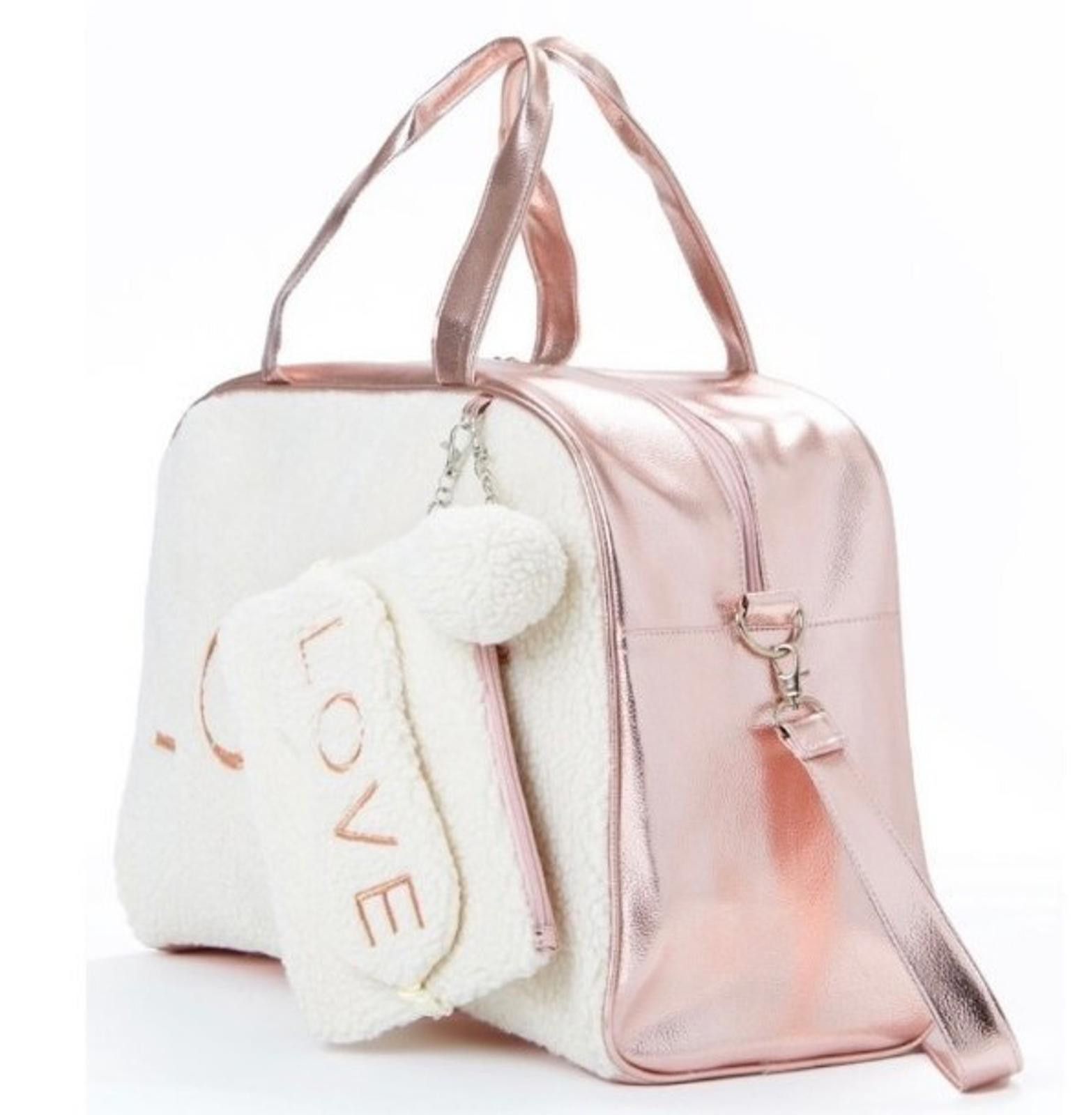 Other Wonder Nation Sherpa Love Weekender Handbag Set Size ONE SIZE - 2 Thumbnail